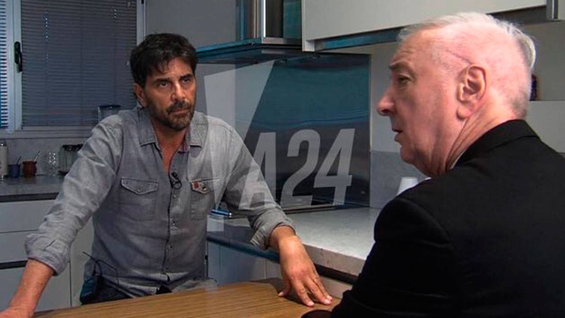 El actor recibió al periodista en su casa de Nordelta