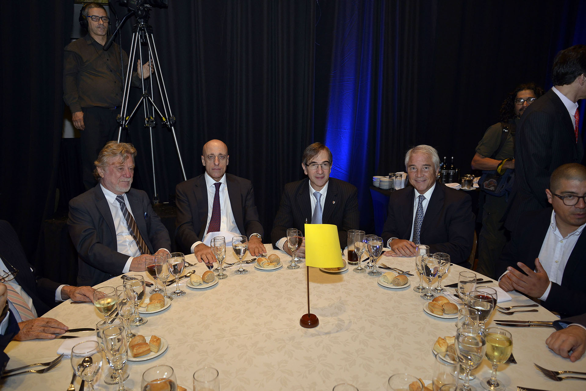 Ricardo Kirschaum, Carlos Pagni, Pedro López Matheu y Pablo Deluca