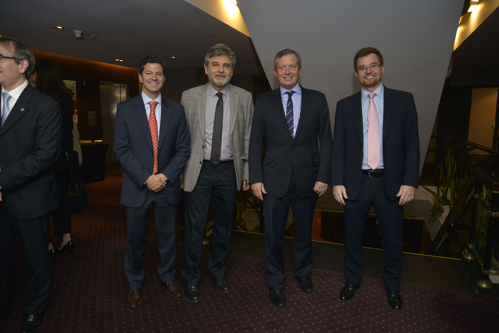 Los diputados Luciano Laspina, Daniel Filmus, Emilio Monzó y Nicolás Massot
