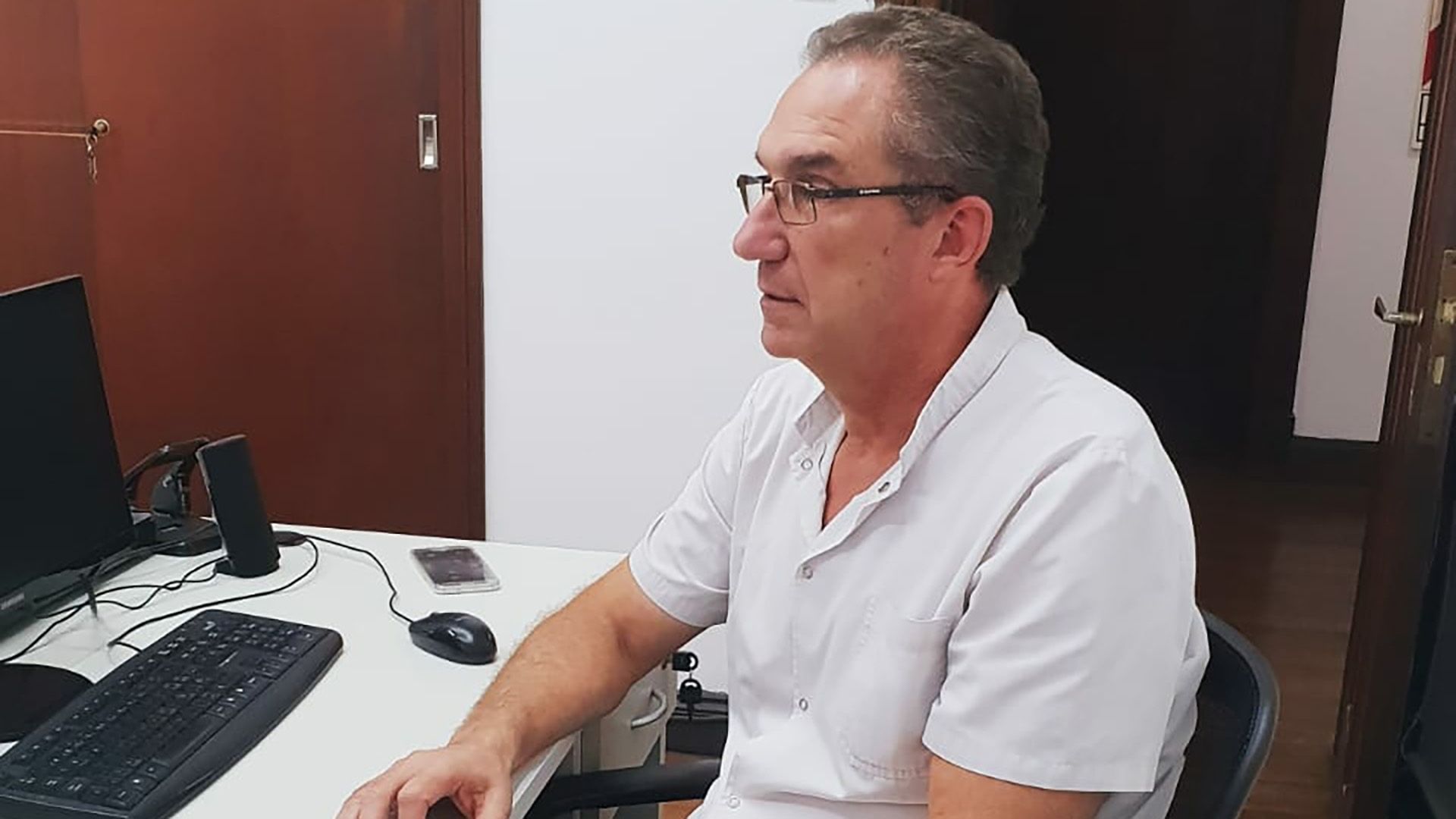 Eduardo Martiarena, traumatólogo y dirigente de CEMIBO, que agrupa a 7 asociaciones médicas.