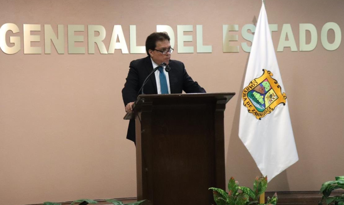 Gerardo Márquez Guevara, Fiscal General del Estado de Coahuila (Foto: @jesusflom)