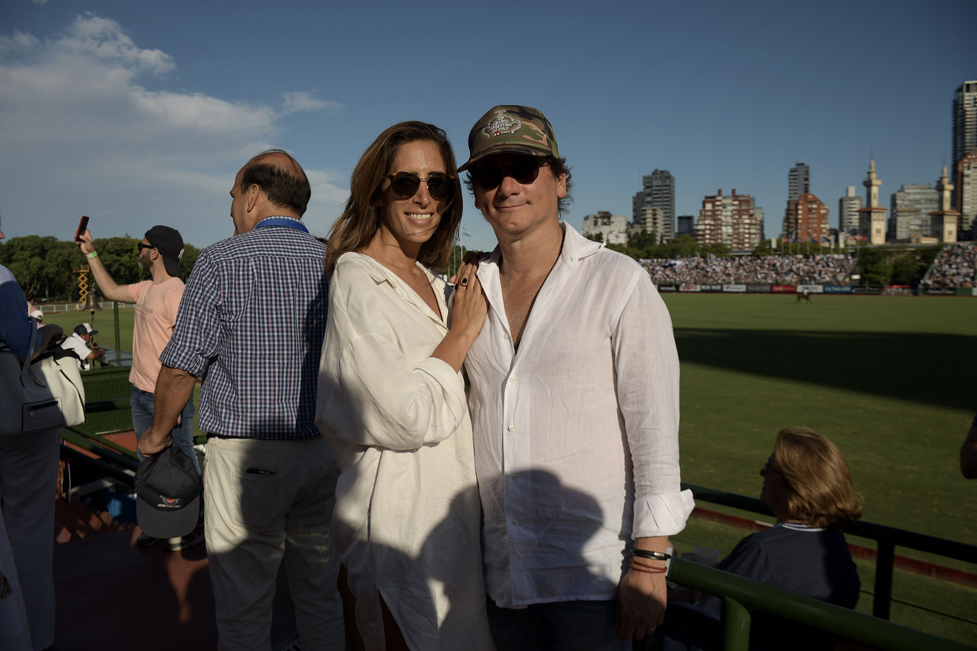 El presidente de HSBC Argentina, Gabriel Martino, y su mujer Florencia Perotti
