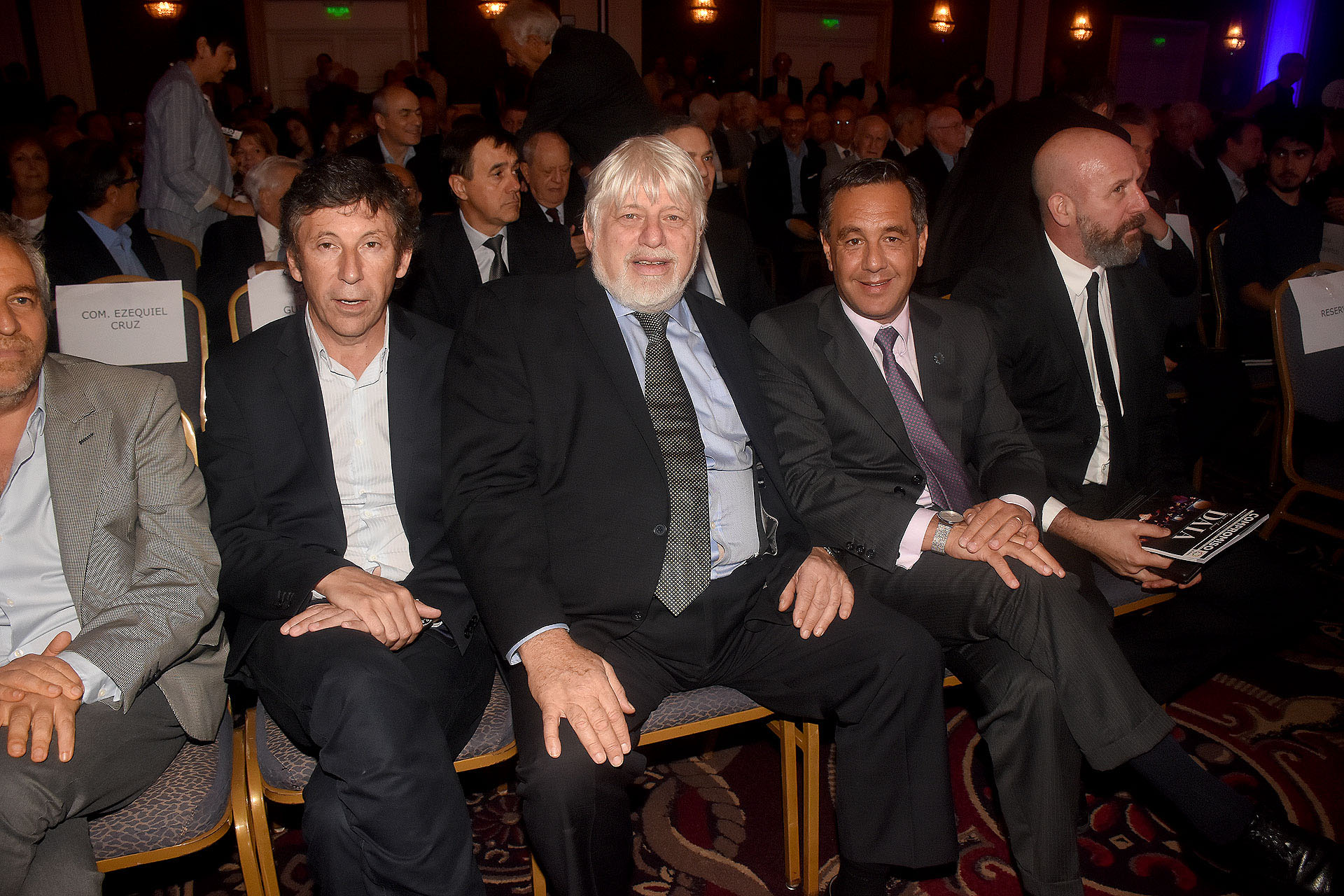 El intendente de San Isidro, Gustavo Posse, junto a Adrián Werthein, Alejandro Finocchiaro y el diputado Waldo Wolff