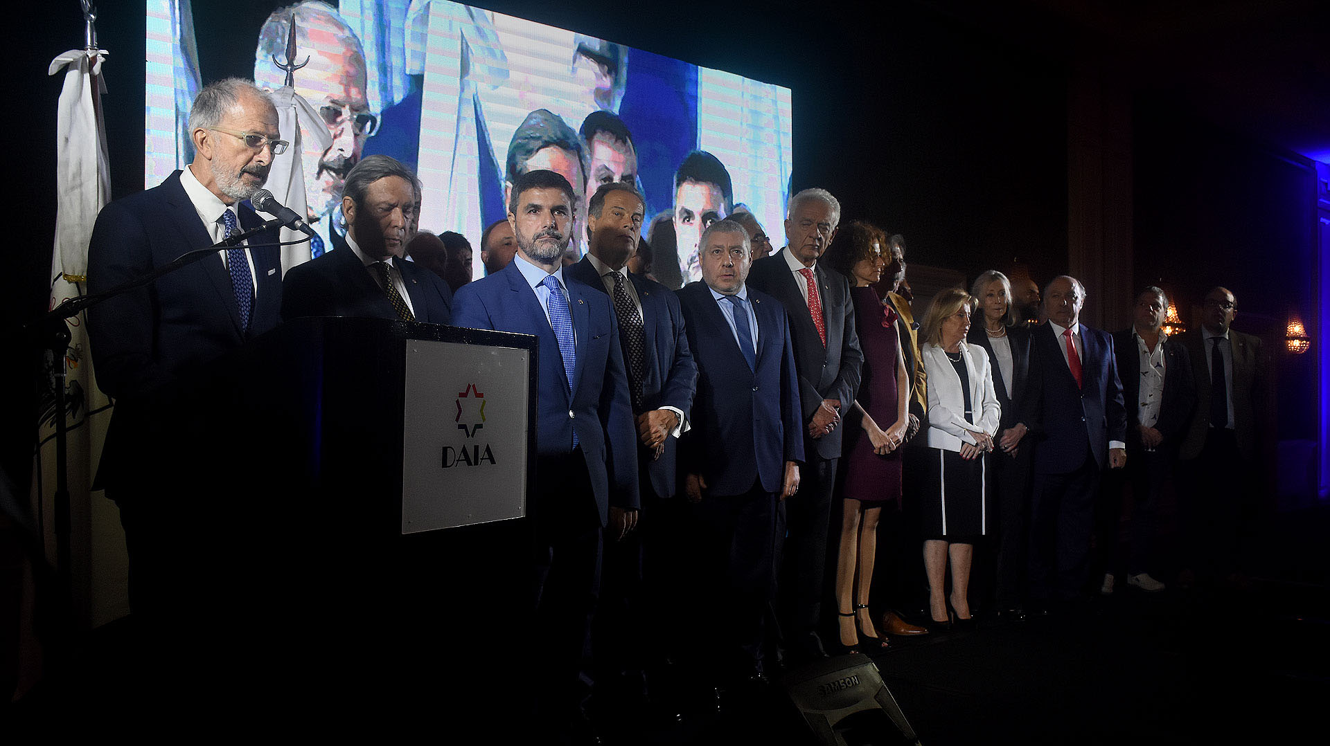 La asunción de las autoridades del consejo directivo 2018-2021, encabezado por el nuevo presidente de la DAIA, Jorge Knoblovits