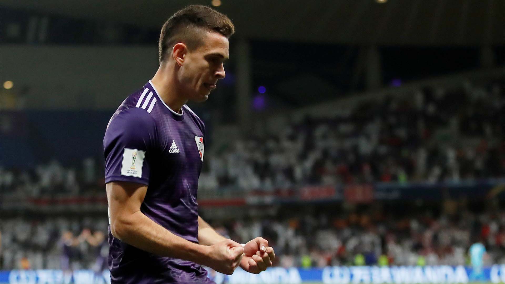 Rafael Santos Borré fue la carta goleadora del conjunto argentino