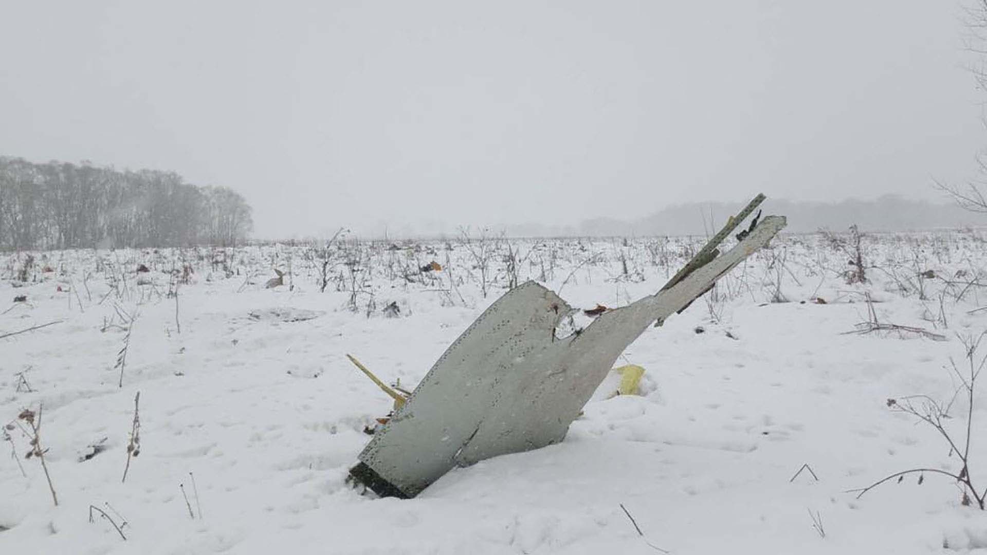 Un avión Antonov AN-148 se estrella después de despegar del aeropuerto de Domodedovo de Moscú el 11 de febrero