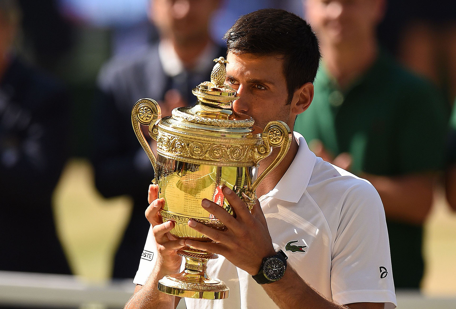 El tenista serbio Novak Djokovic superó al sudafricano Kevin Anderson y se consagró campeón de Wimbledon por cuarta vez el 15 de julio
