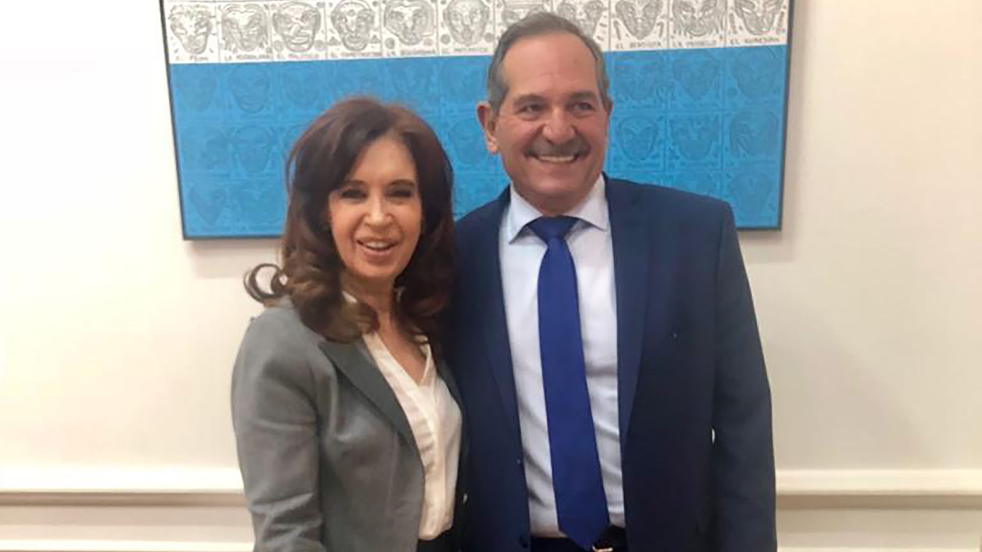 José Alperovich junto a Cristina Kirchner, que apoya su candidatura en Tucumán