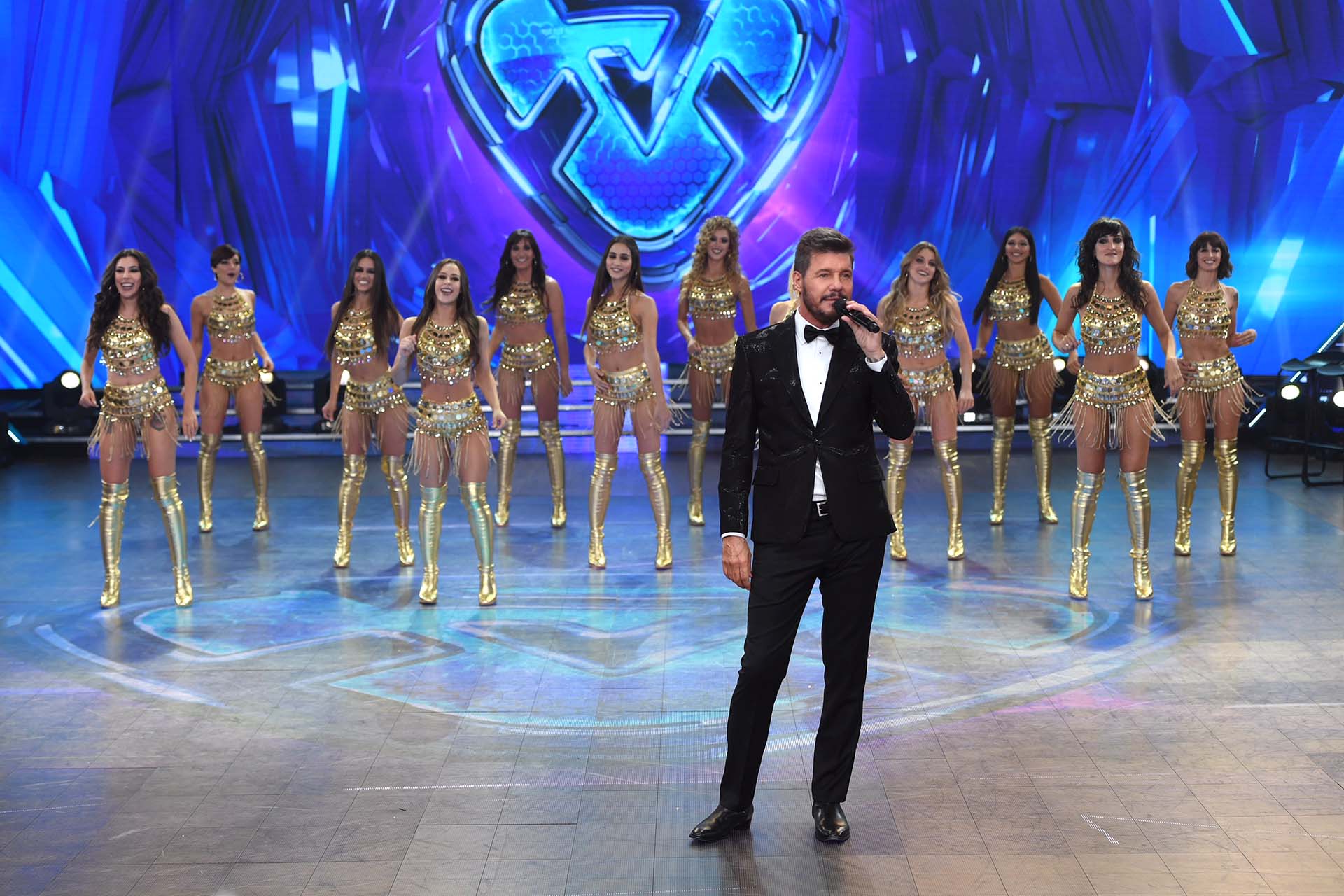 Marcelo Tinelli cerró el año del “Bailando” con el duelo entre Julián Serrano y Sofía Morandi contra Jimena Barón y Mauro Caiazza (Crédito: Laflia)