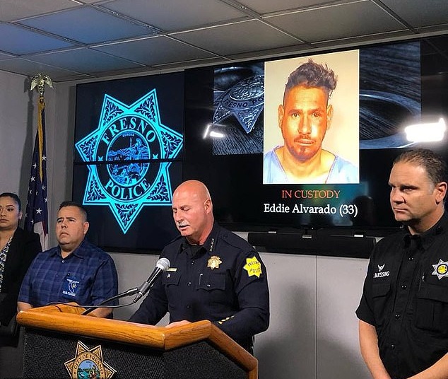 El sheriff aseguró que si Alvarado hubiera reportado los hechos, habría evitado la detención (Foto: Fresno Police)