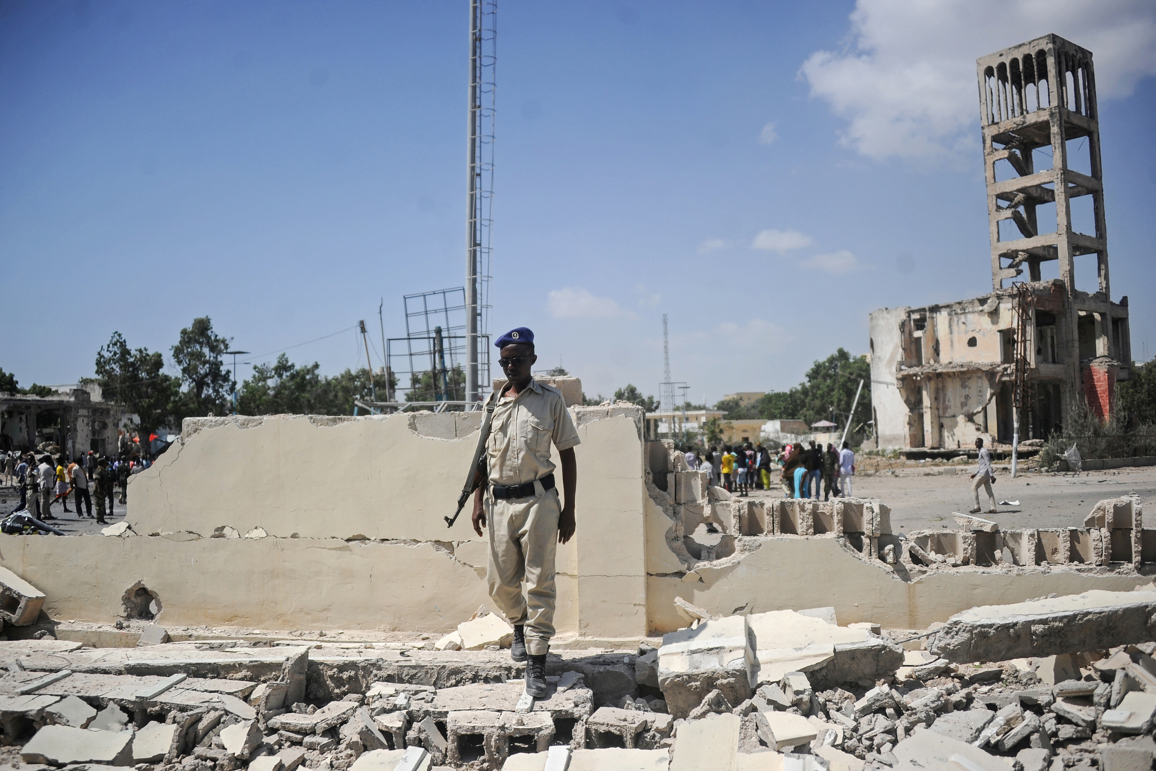 El ataque fue reivindicado por el grupo terrorista Al Shabab(Foto: Mohamed ABDIWAHAB / AFP)