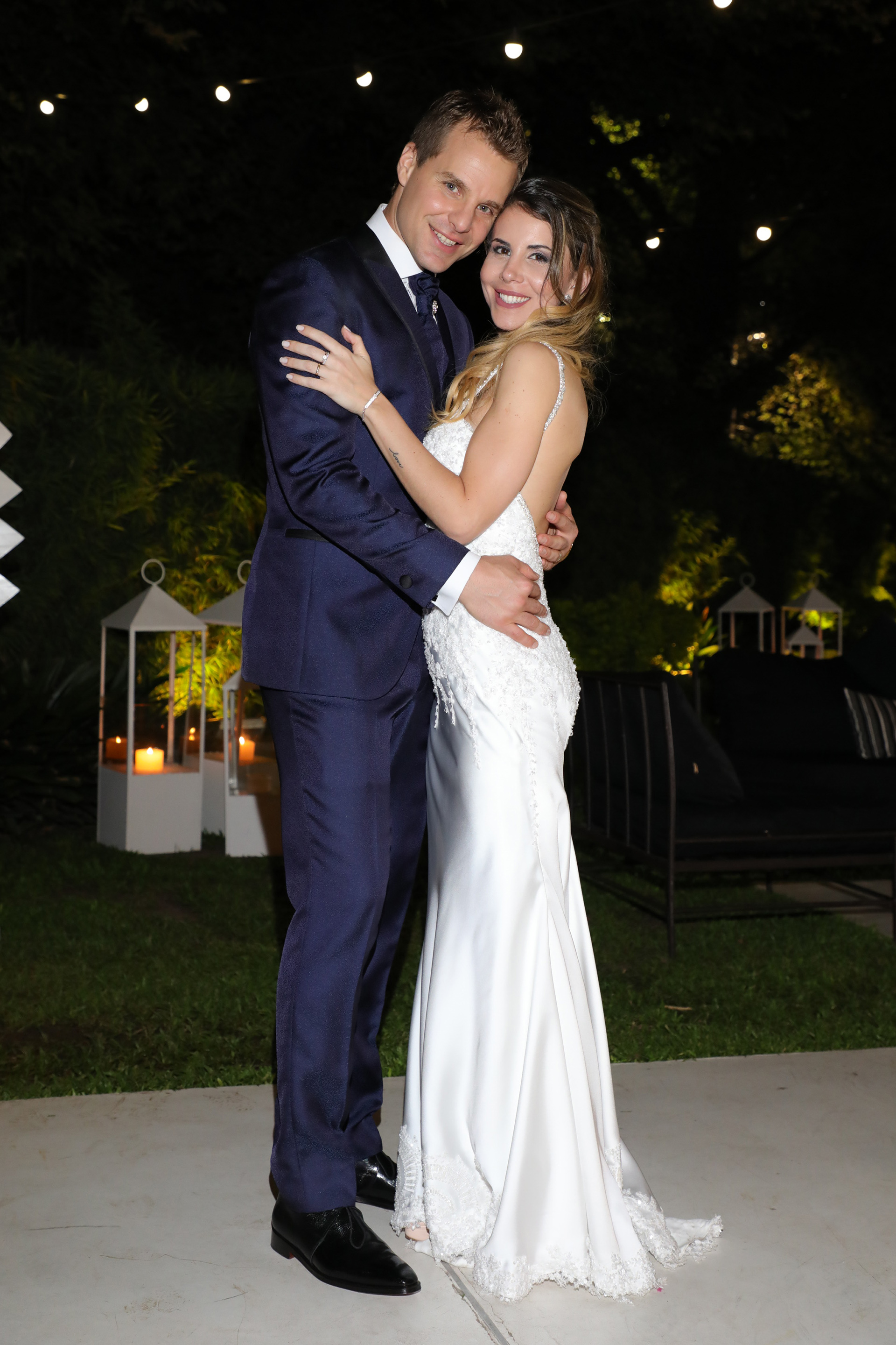 Diego “Ruso” Rodríguez y Daniela Katz tuvieron su fiesta de casamiento (Christian Bochichio)
