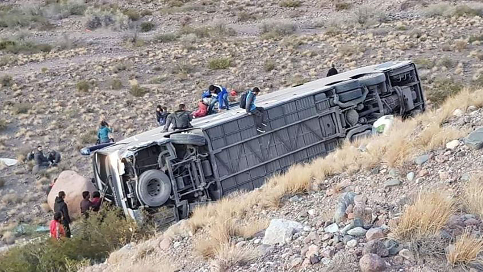 El accidente ocurrió en la ruta 7, a 4 km de Uspallata