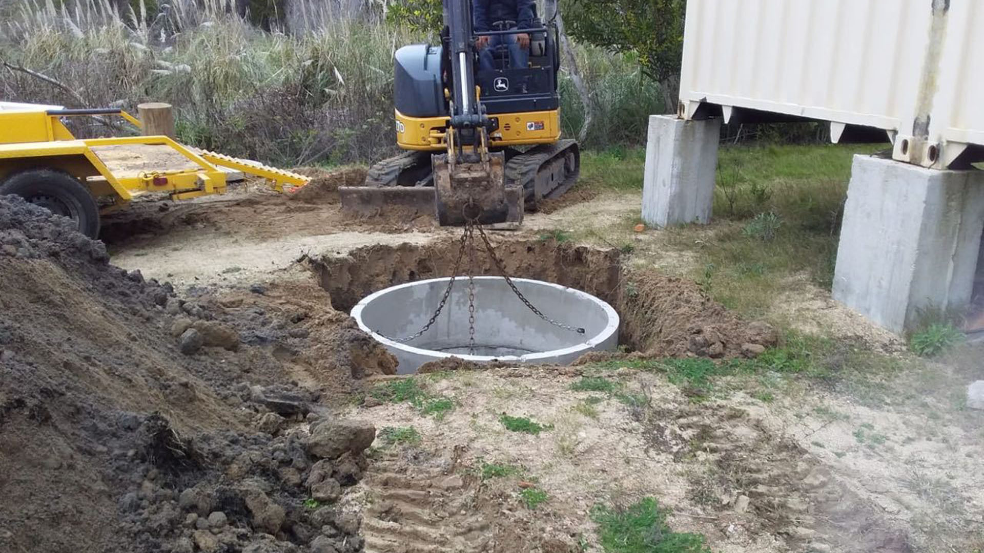 Pozo ciego. Continúa la construcción de la magnífica Casa 12, ubicada en Santa Mónica, Uruguay. Un lugar único en un entorno de ensueño