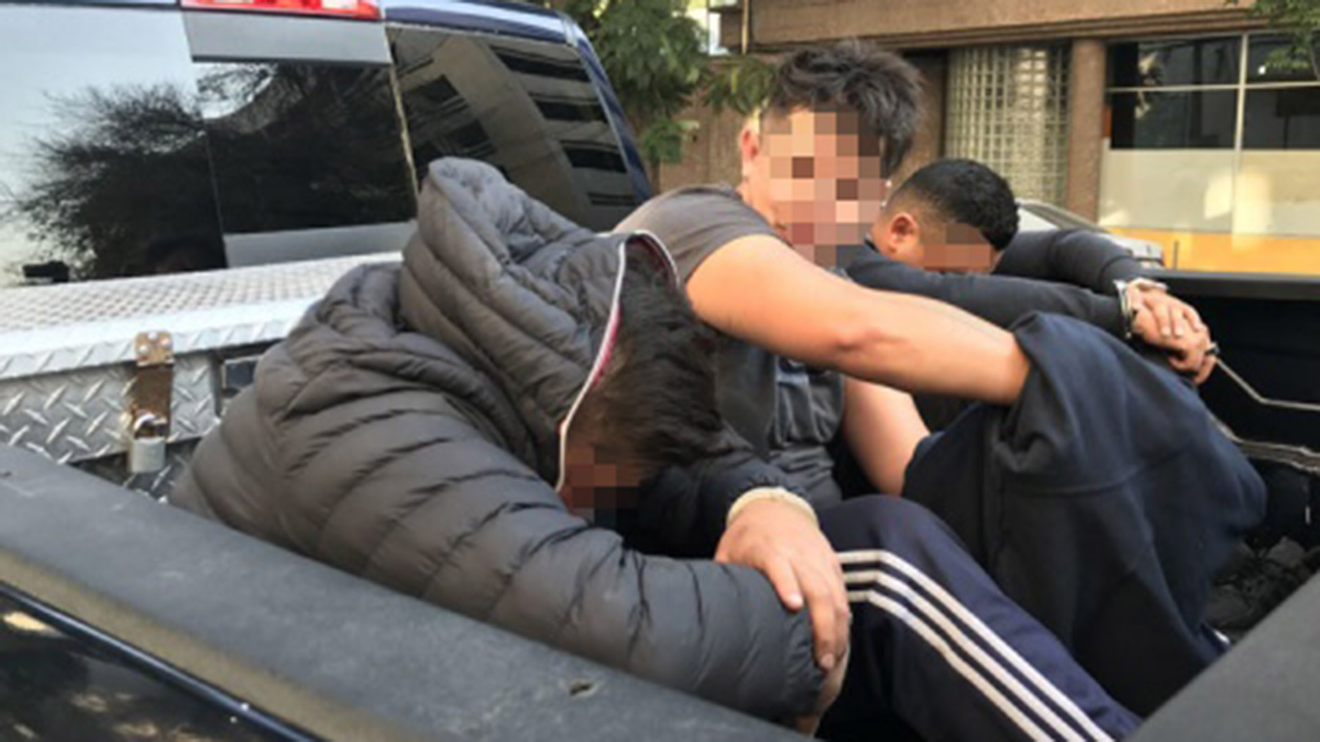Los presuntos responsables de los asesinatos en Coyoacán (Foto: SSP-CDMX)