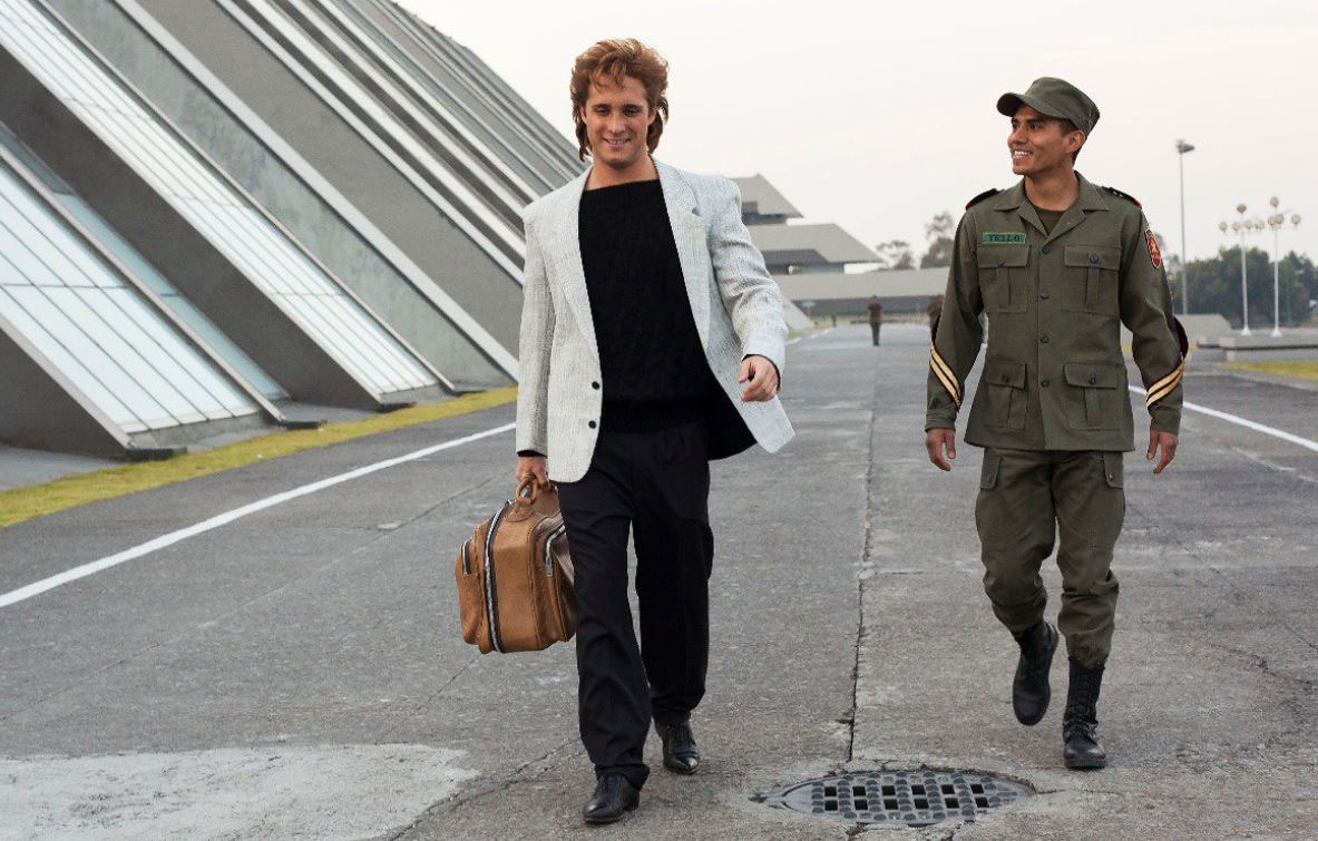 Luis Miguel y “el cadete Tello” crearon una buena relación (Foto: Netflix)