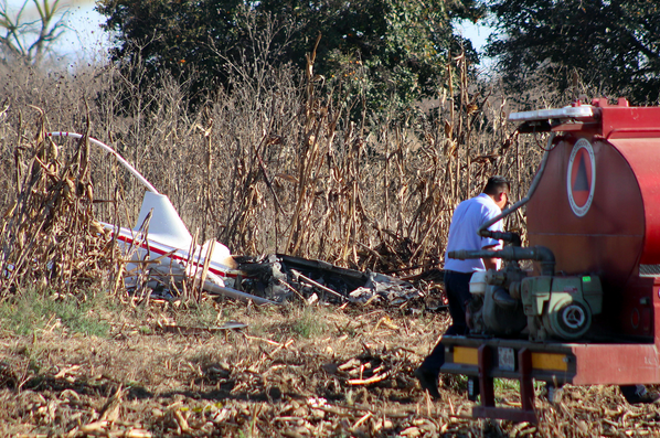 El accidente ocurrió a las 14:40 horas, 10 minutos después de despegar (Foto: Cuartoscuro)