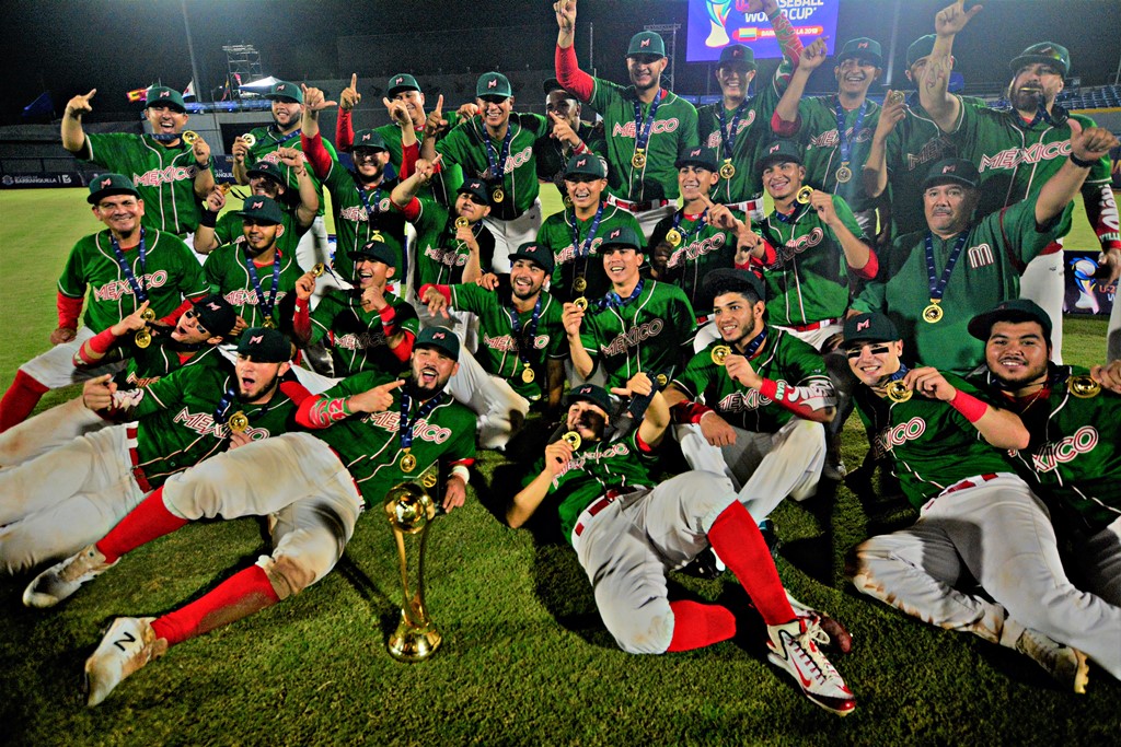 México consiguió su primer título mundial sub-23 de béisbol (Foto: WBSC.com)