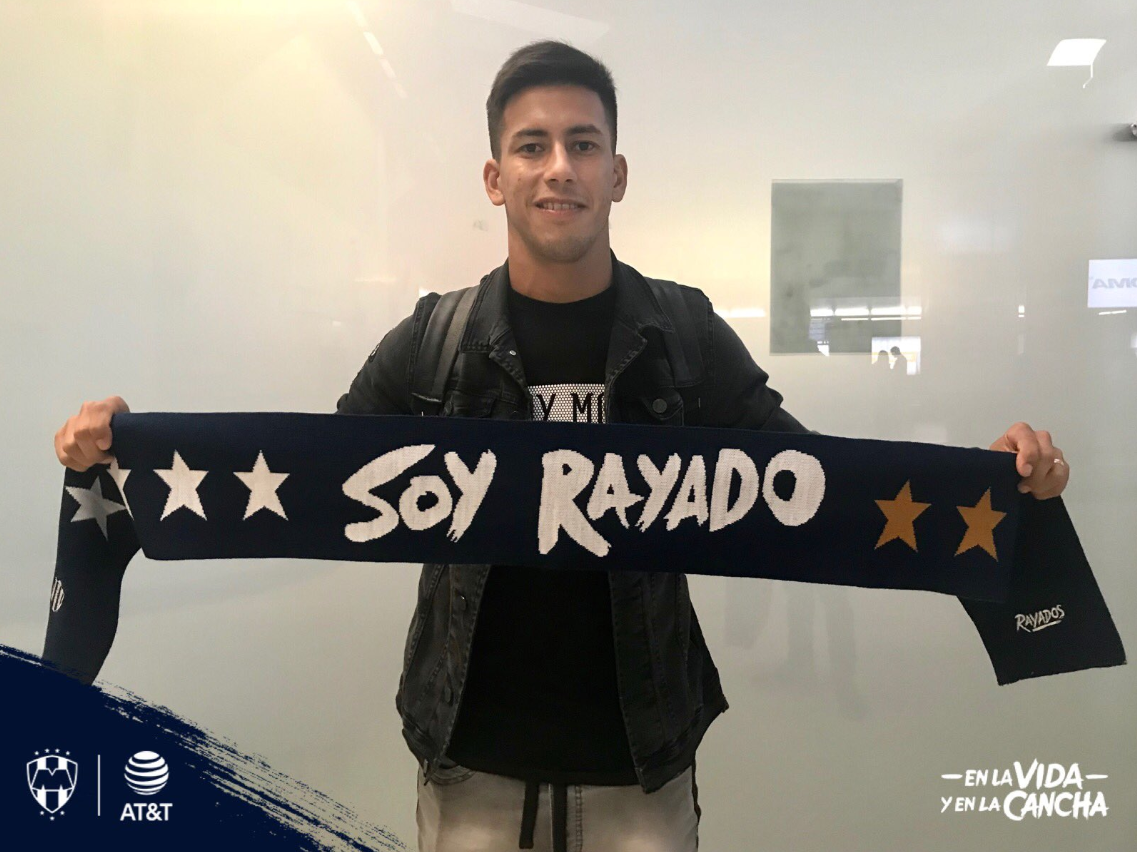 Maximiliano Meza arribó a México para iniciar su aventura con Rayados
