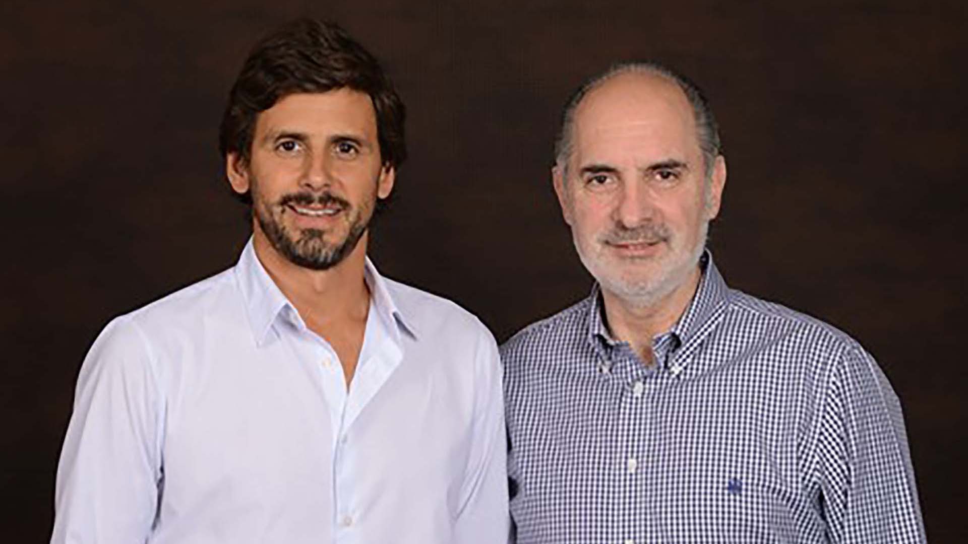 Dario Turovelzky junto a Guillermo Campanini