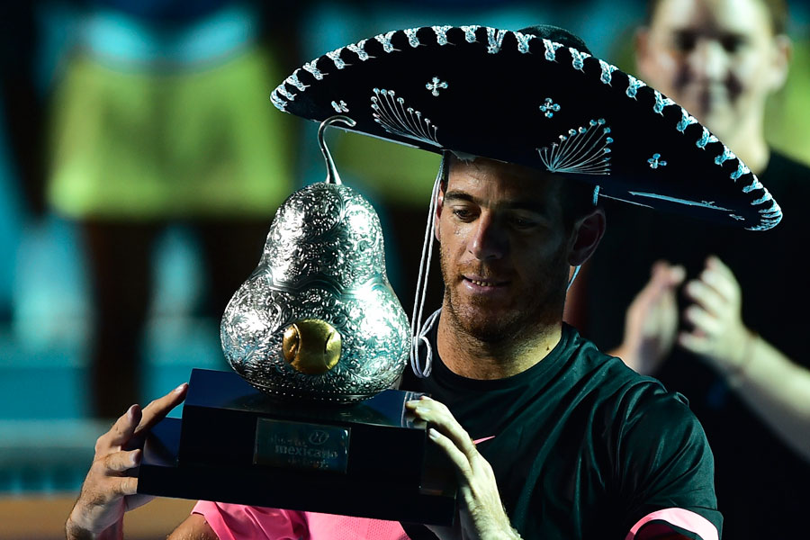 Juan Martín del Potro ganó el Abierto de Acapulco en 2018 (Foto: AFP)