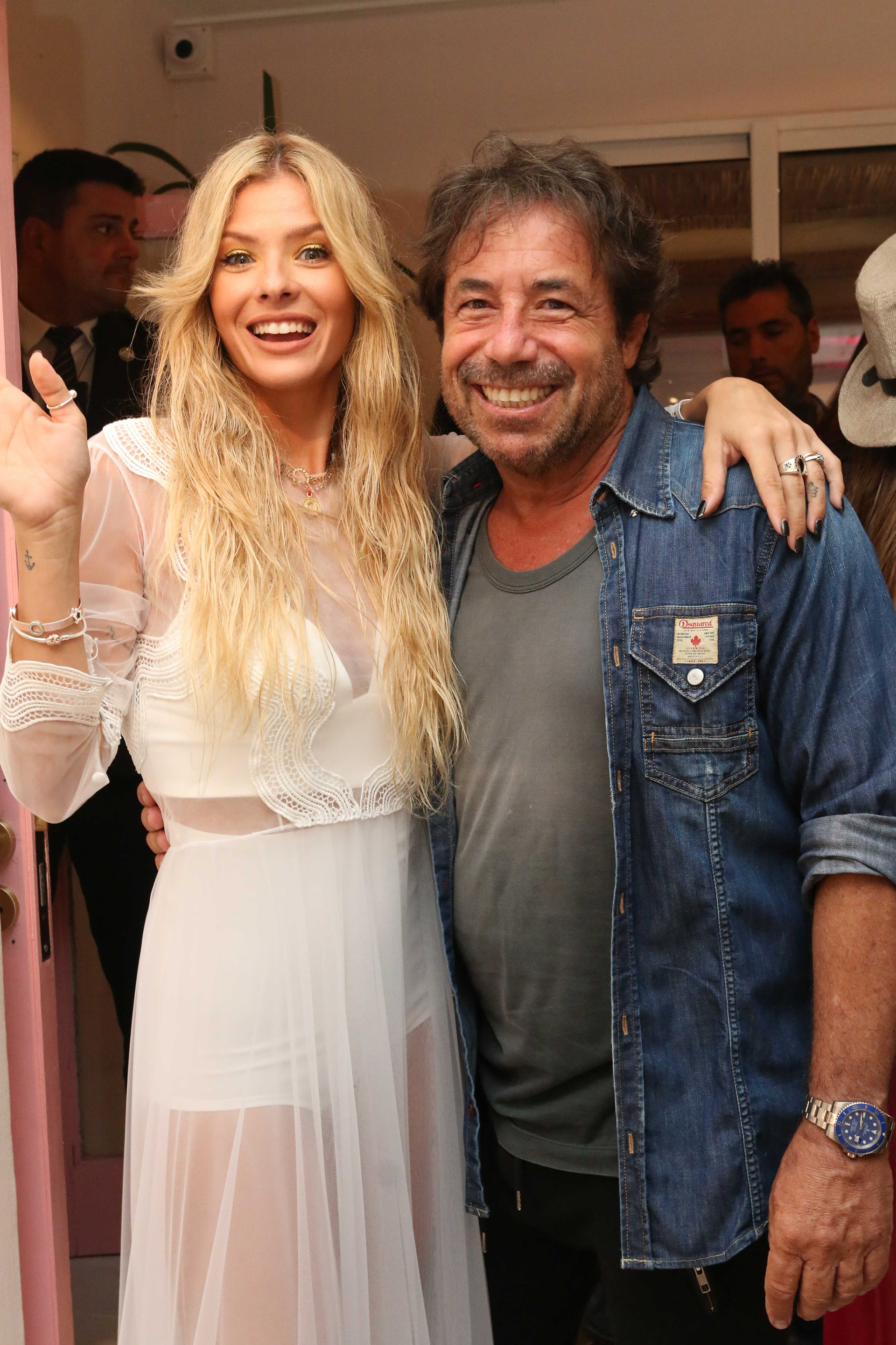 La China Suárez junto a Ricky Sarkany