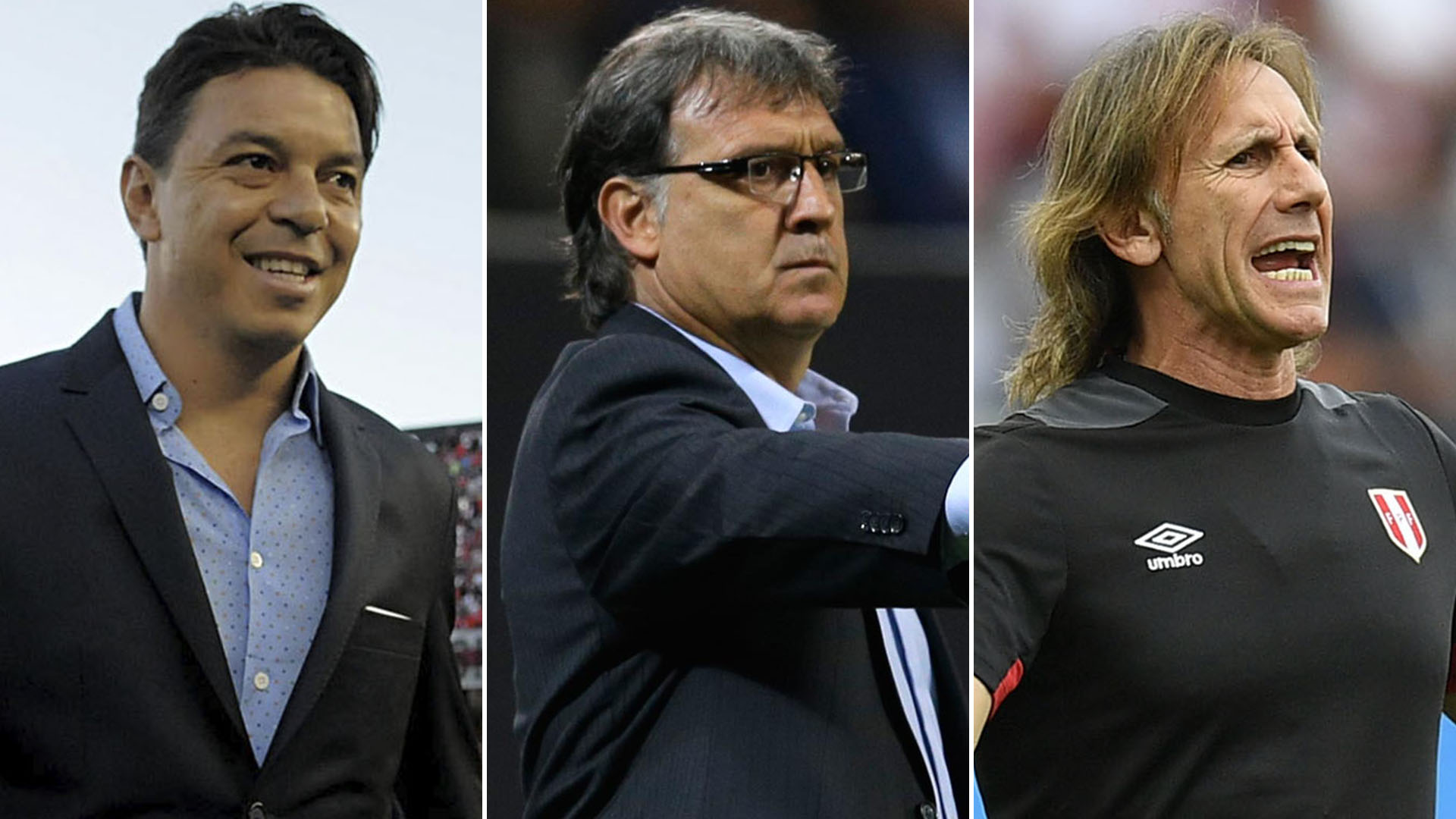 Gallardo, Martino y Gareca, los candidatos a mejor entrenador de América de 2018