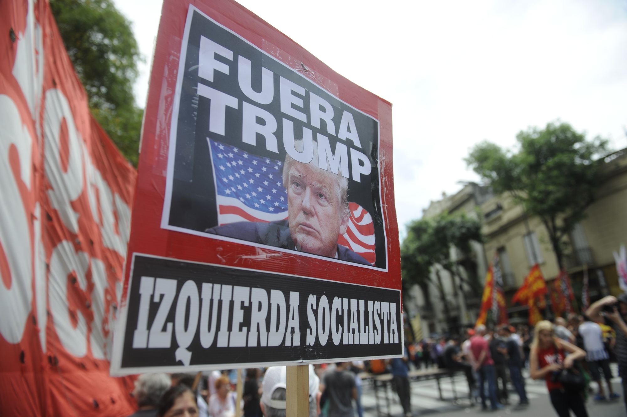 Marcha contra el G20 en el centro de la ciudad de Buenos Aires (Dino Calvo)