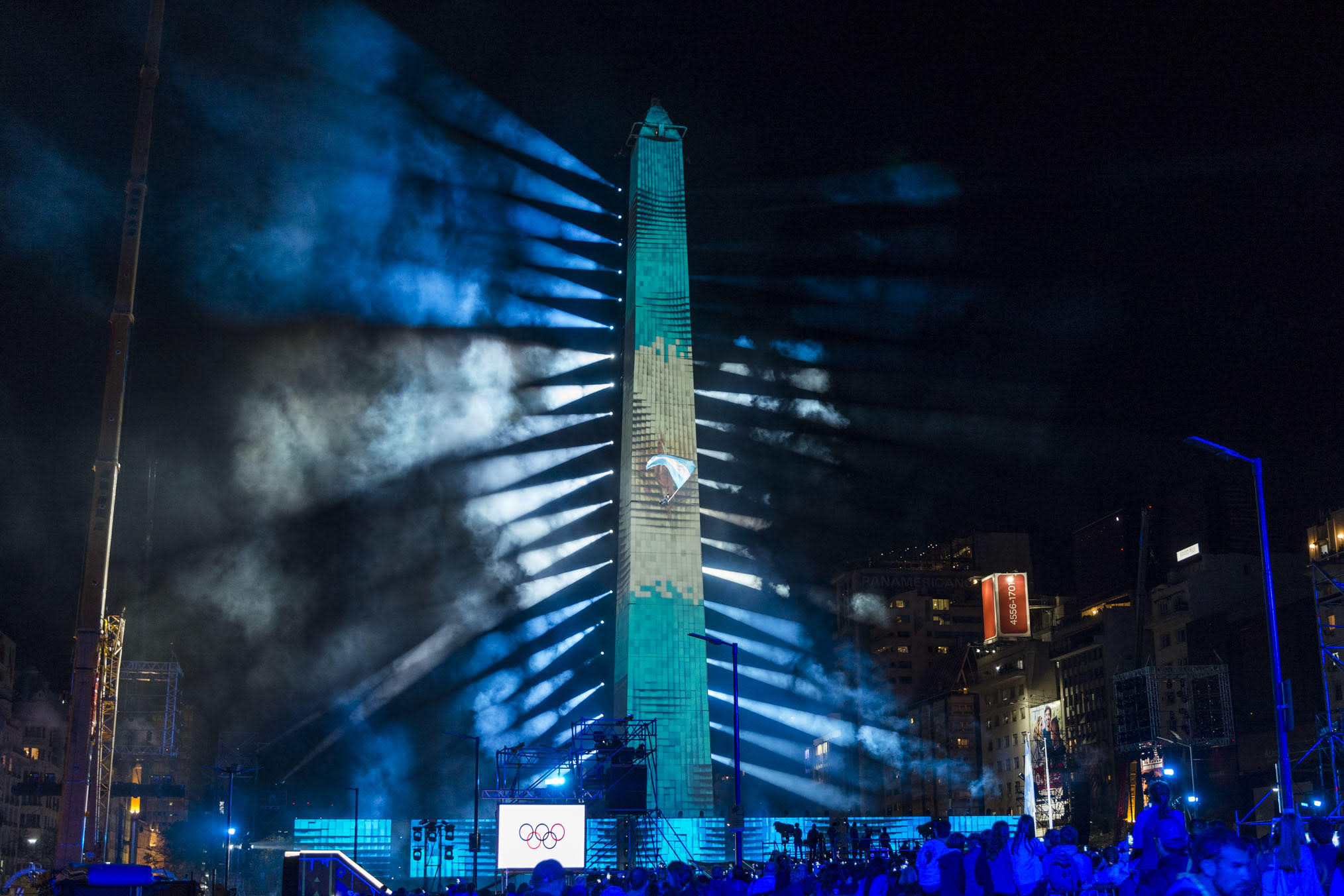 Miles de personas disfrutan la apertura de los Juegos Olímpicos de la Juventud Buenos Aires 2018 (Julieta Ferrario)