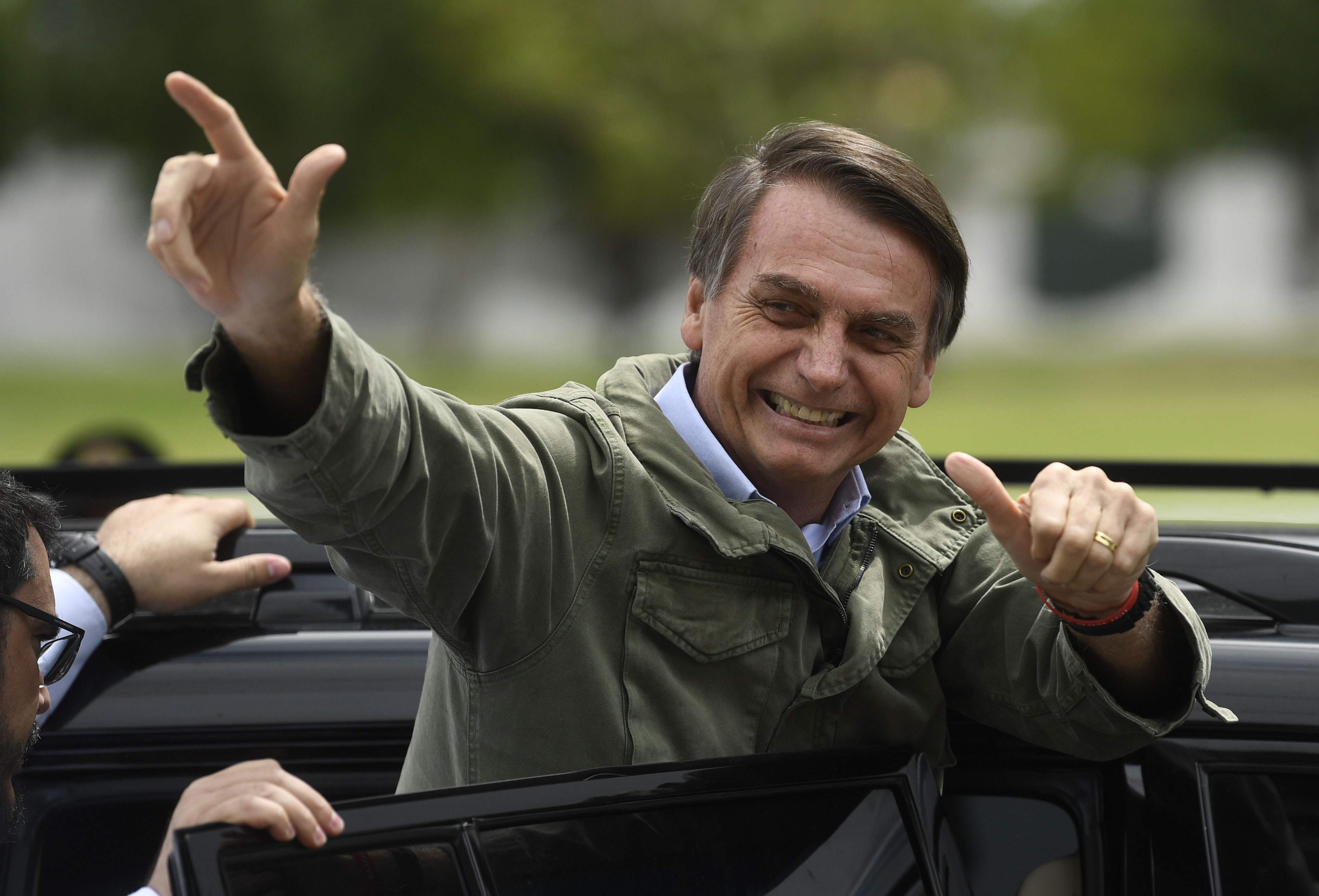 Jair Bolsonaro en una foto de octubre 2018 (Mauro PIMENTEL / AFP)