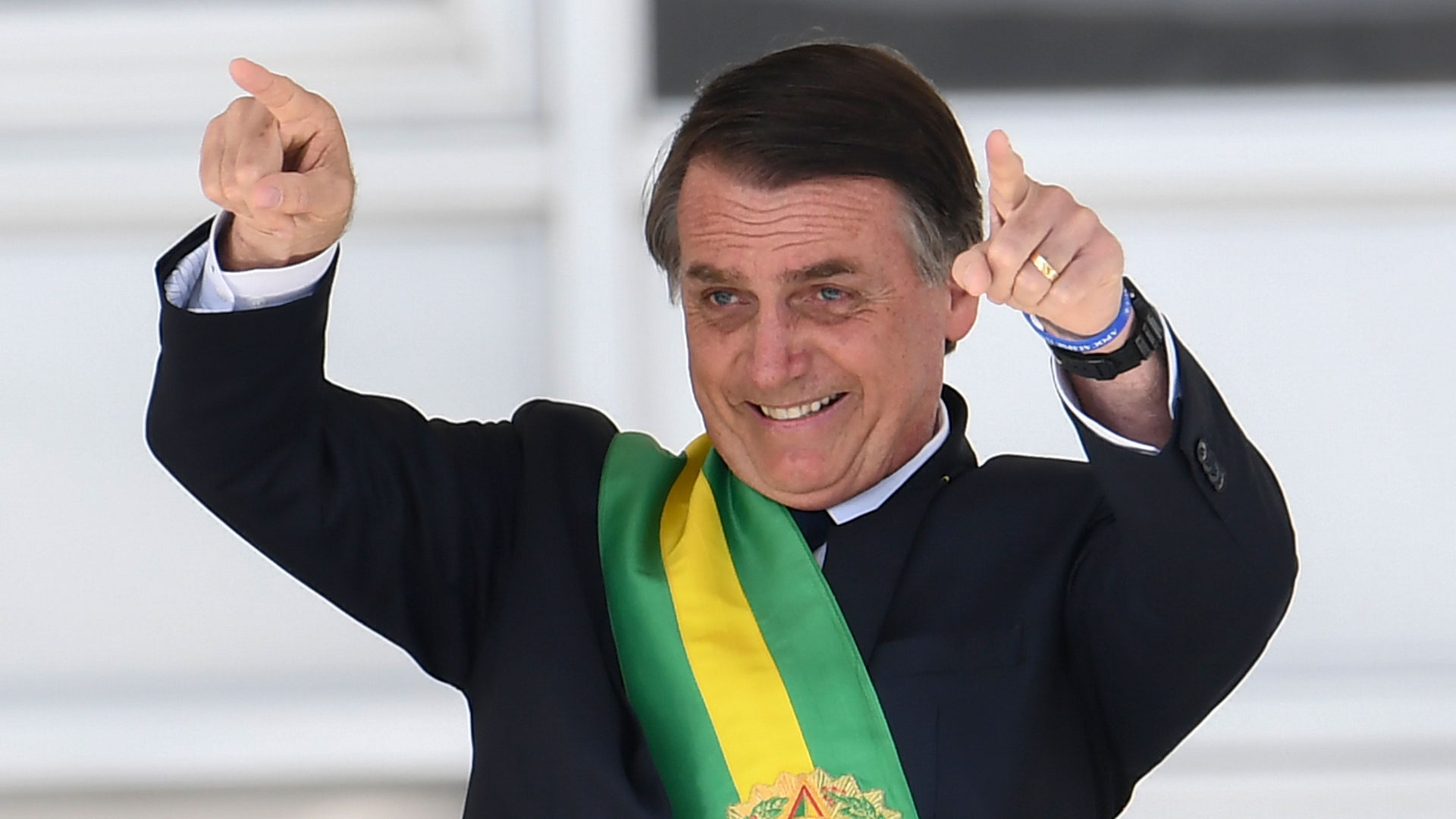 Jair Bolsonaro, en su asunción como presidente de Brasil, el 1 de enero de 20219(AFP)