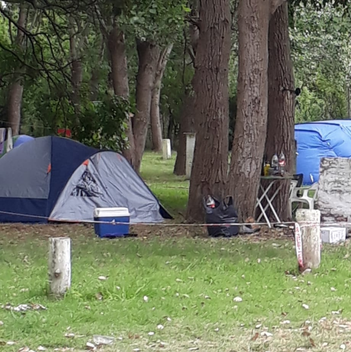 El lugar donde habría ocurrido el hecho: el sector fue preservado durante ayer martes para que se realicen las pericias