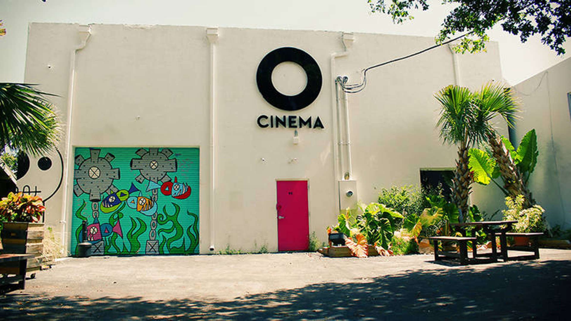 Las paredes de viejas fábricas y depósitos abandonados fueron convertidos en lienzos para los artistas. Todo en Wynwood se transforma en color y arte, así es la entrada de del cine más elegido por los visitantes