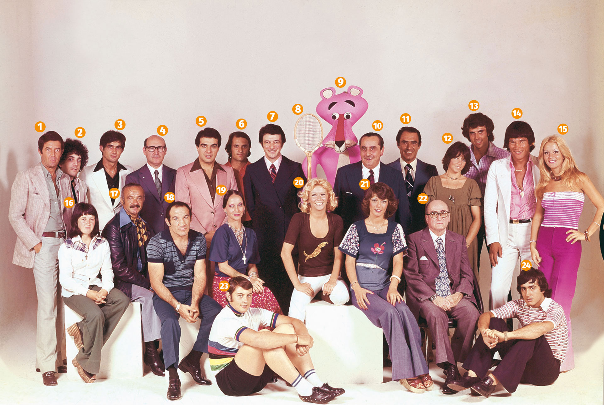 Los Personajes del Año de GENTE en 1975