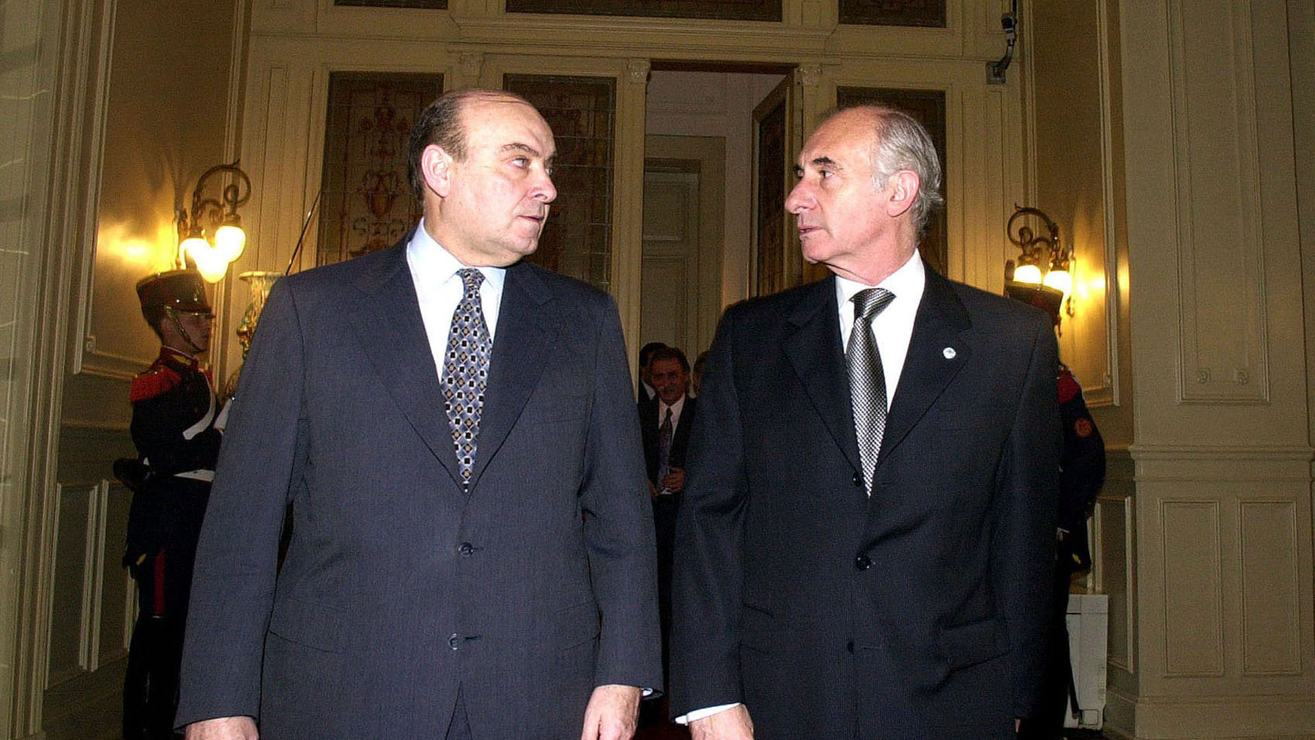 Fernando De La Rua y Domingo Cavallo