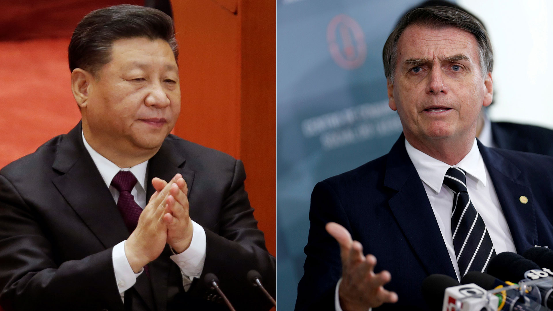 Xi Jinping y Jair Bolsonaro (Reuters)