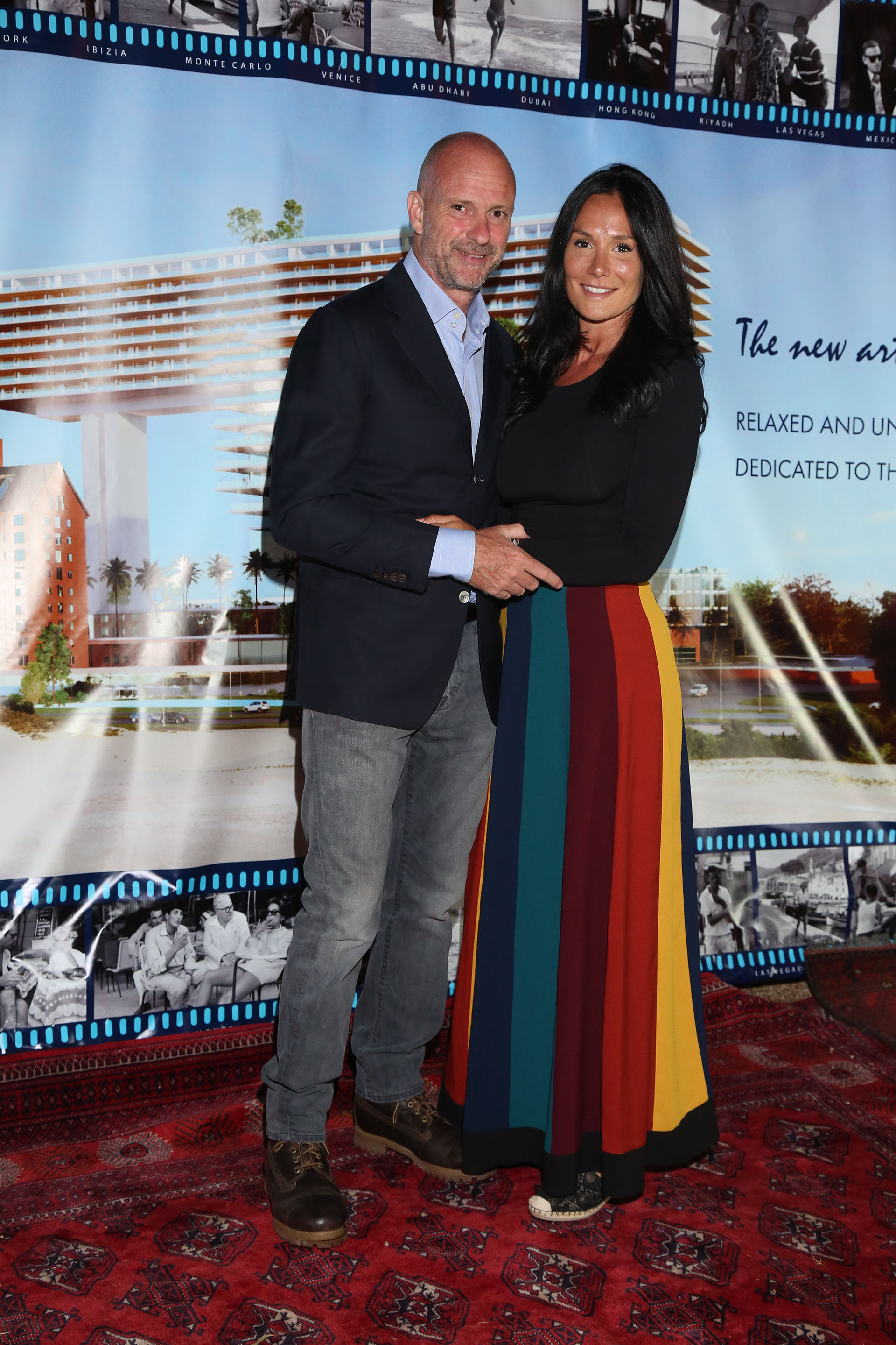 Giuseppe Cipriani y su novia Nicole Minetti