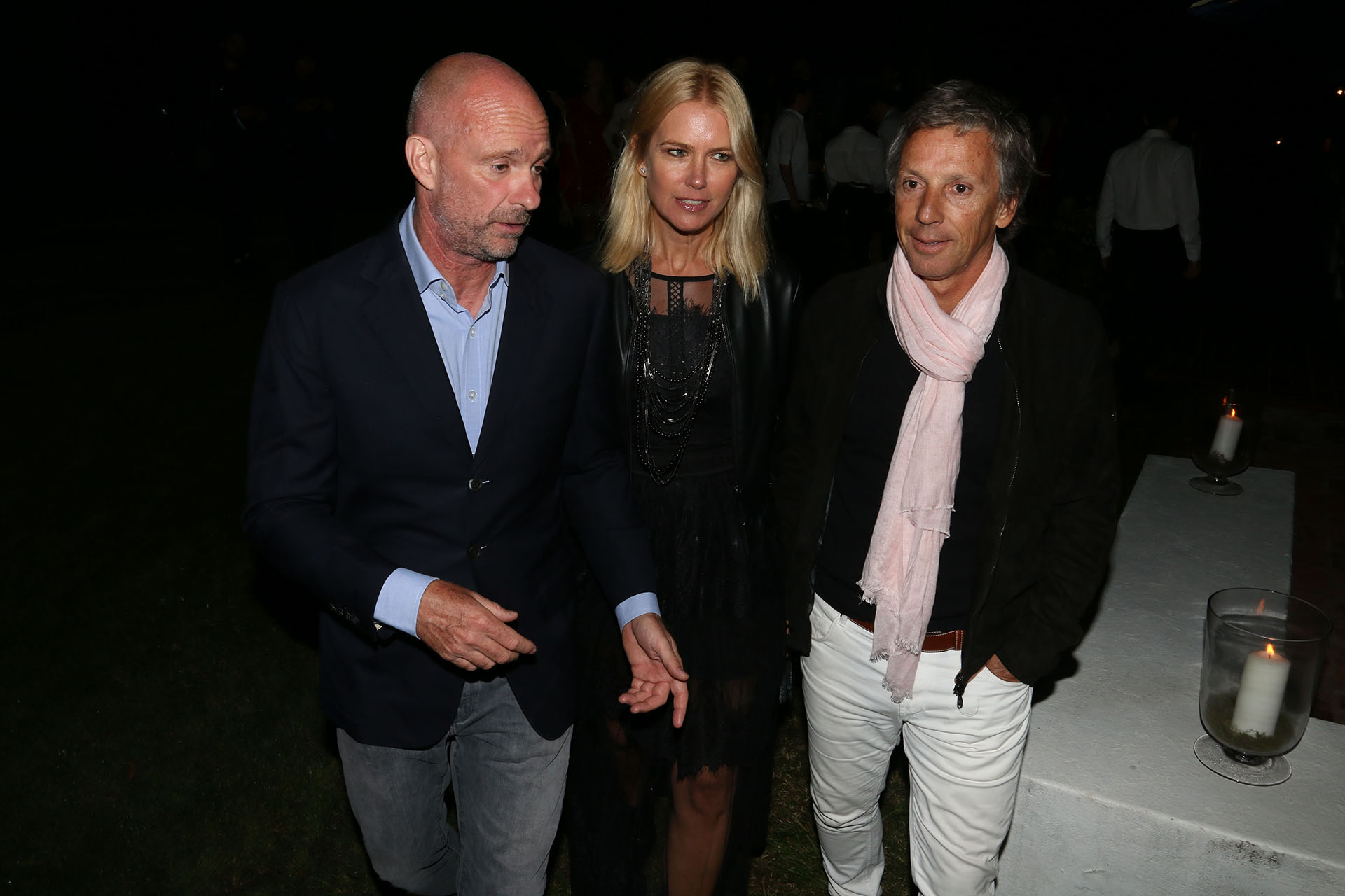 Giuseppe Cipriani, Valeria Mazza y Alejandro Gravier