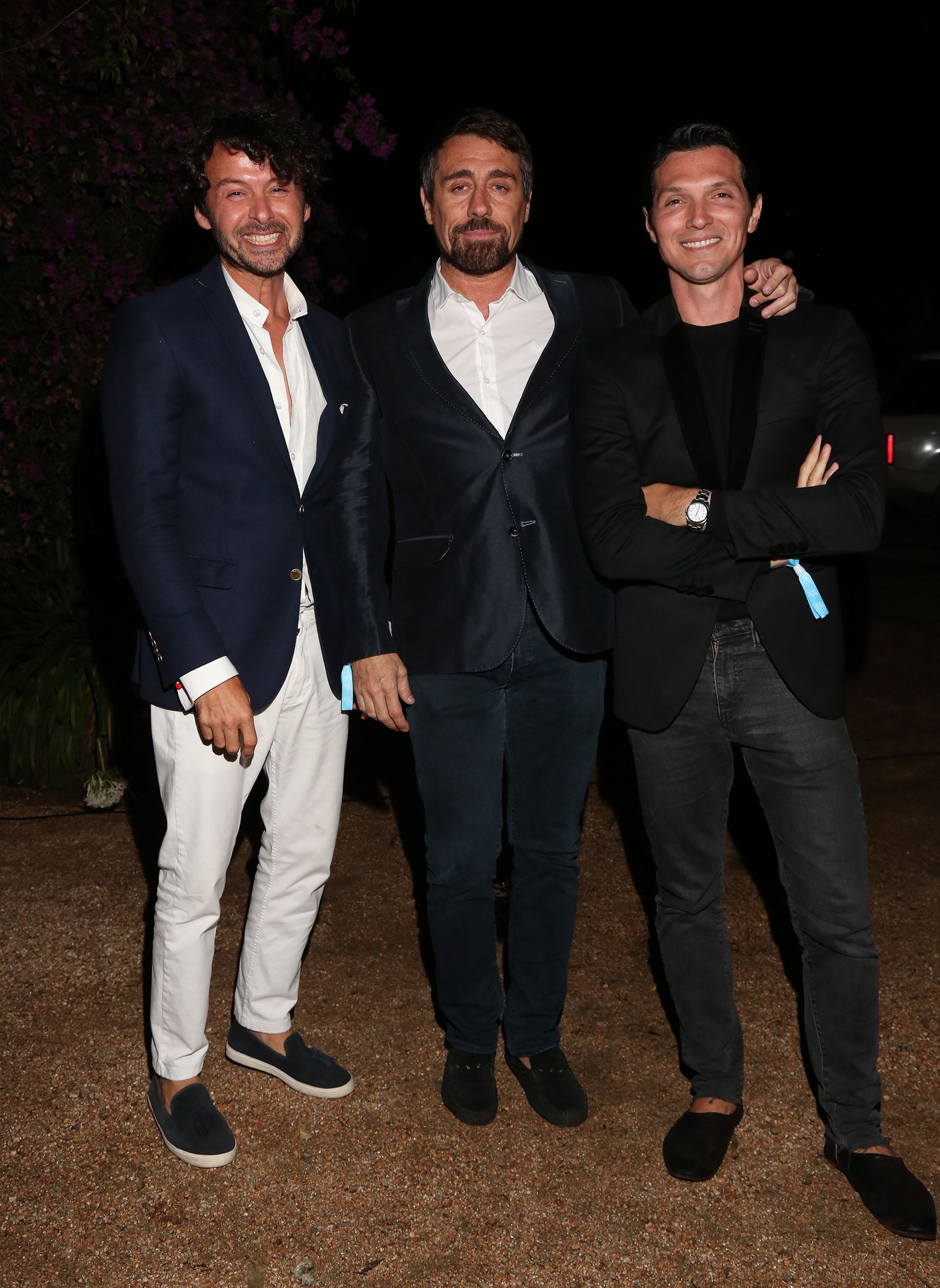 Wally Diamante, Guga Pereyra y Facundo Garayalde, los históricos PR de Punta del Este, organizaron la gran fiesta del año