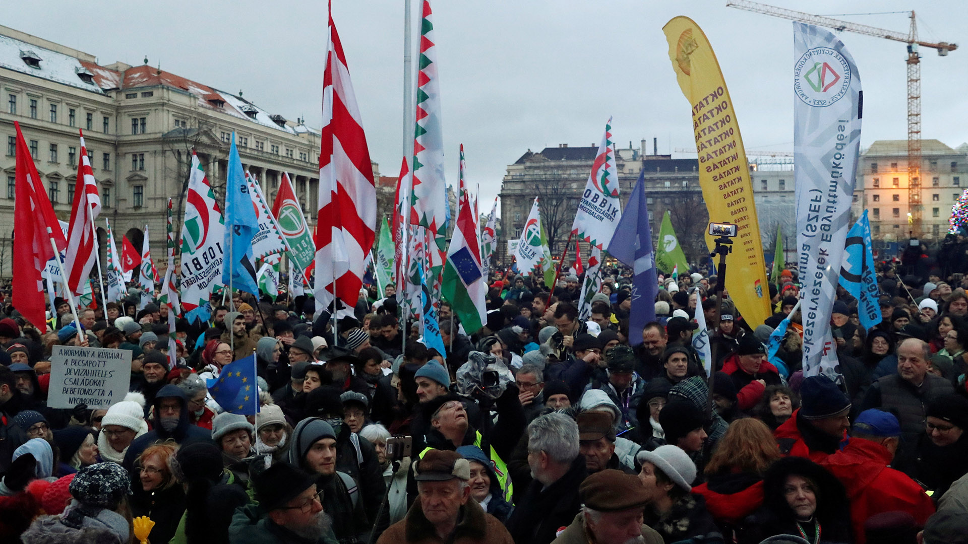 Manifestación en Budapest (Reuters)