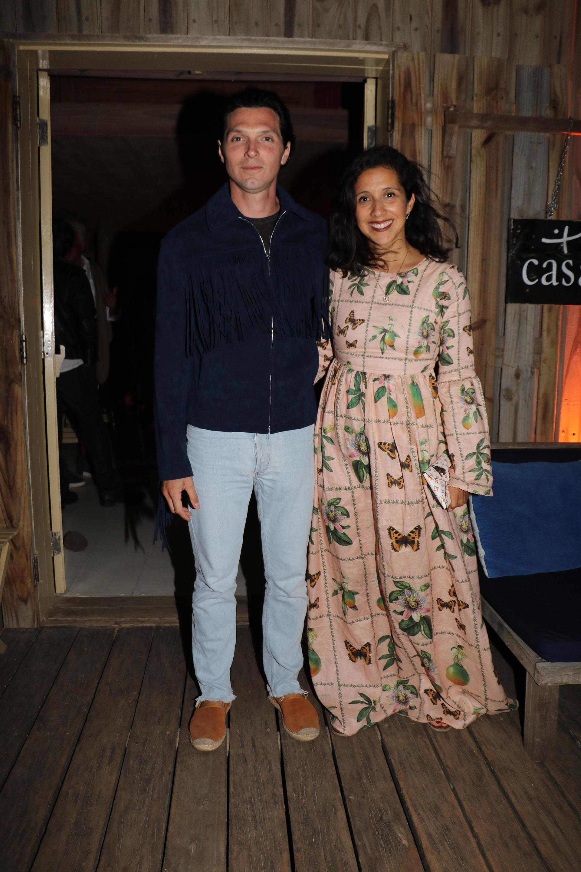 Facundo Garayalde y Karla Martínez de Salas, directora editorial de Vogue México y Latinoamérica