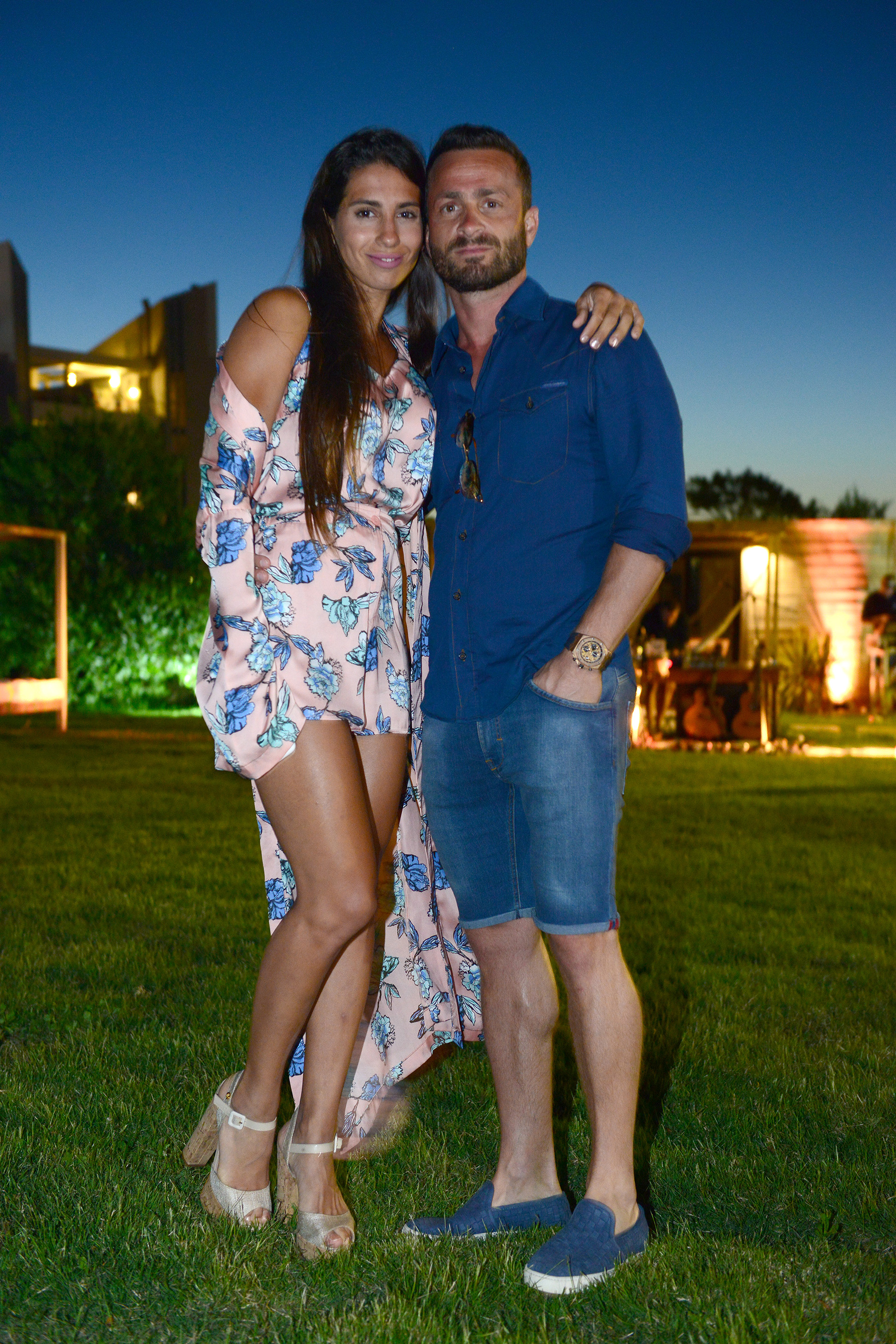 Cinthia Fernández y Martín Baclini