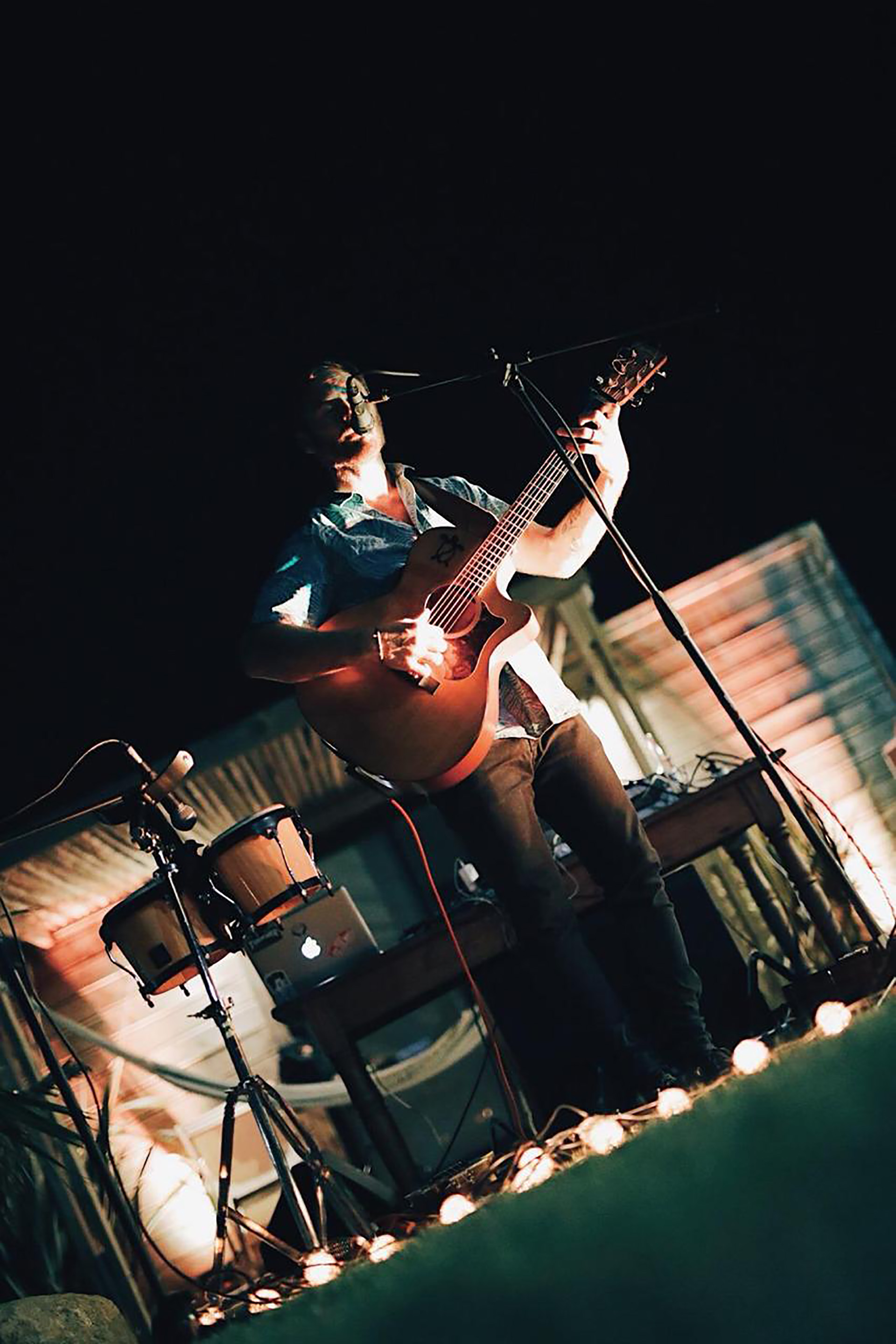 Joaco Terán en pleno show