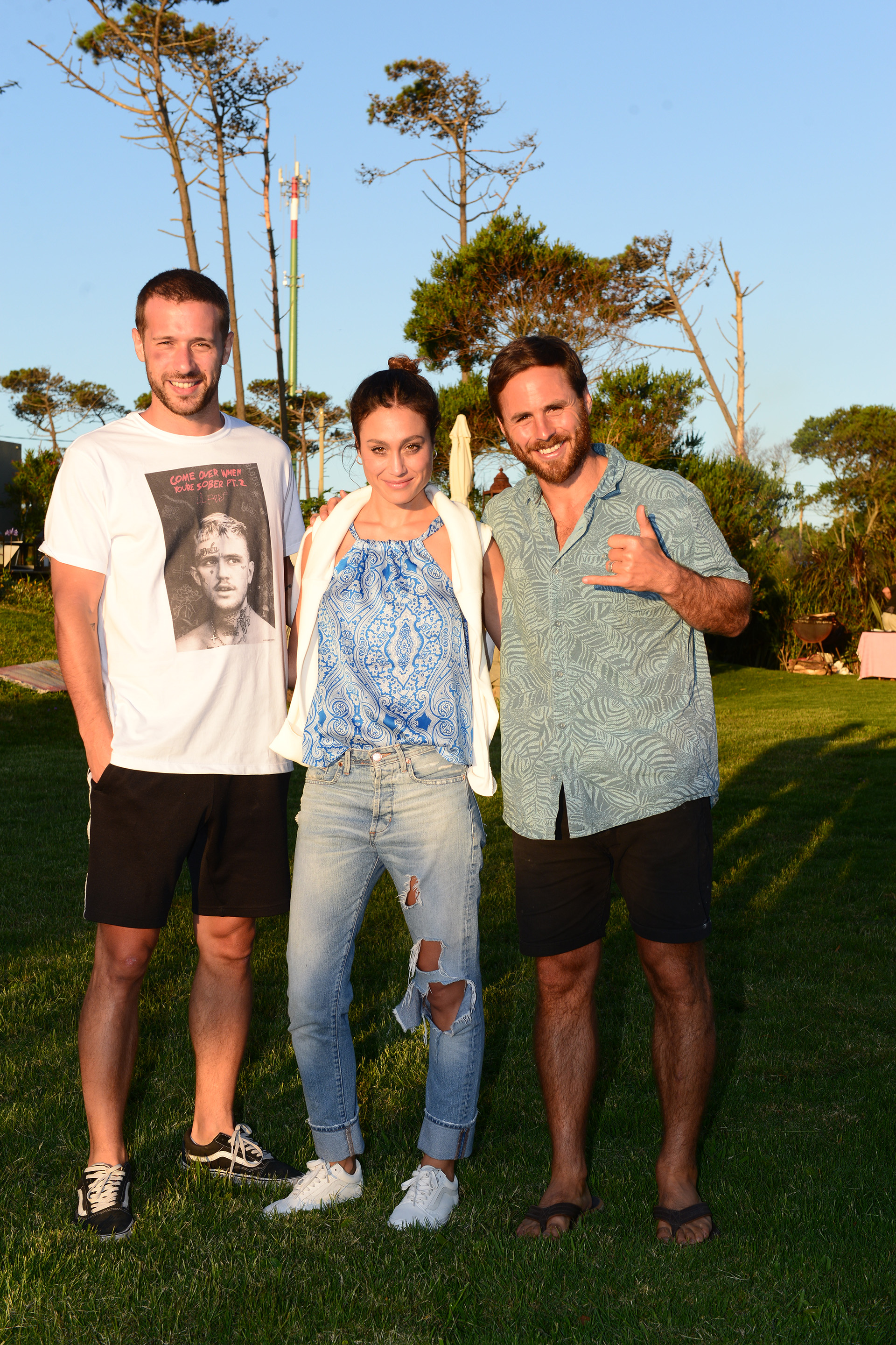 Mauricio Waddle, Mercedes Oviedo y Joaco Terán