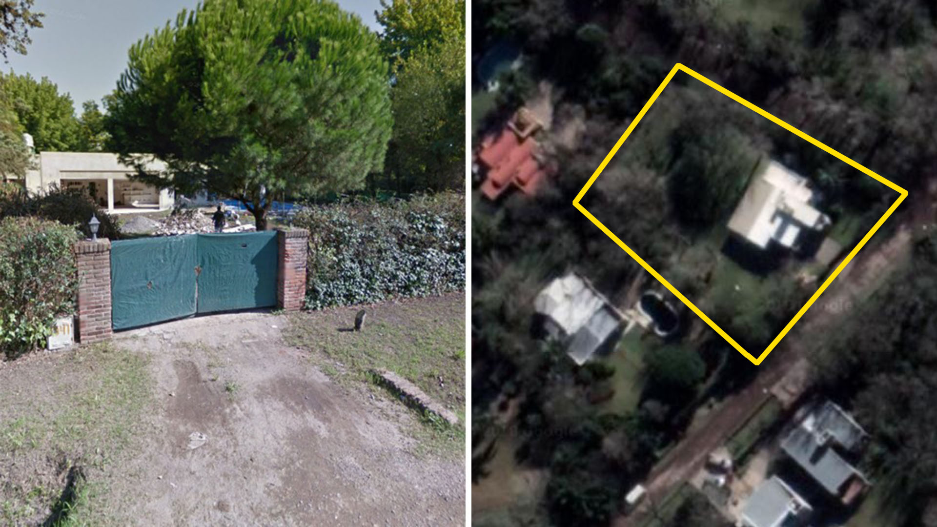 Dos de los terrenos de Alberto Descalzo, histórico cacique peronista de Ituzaingó.