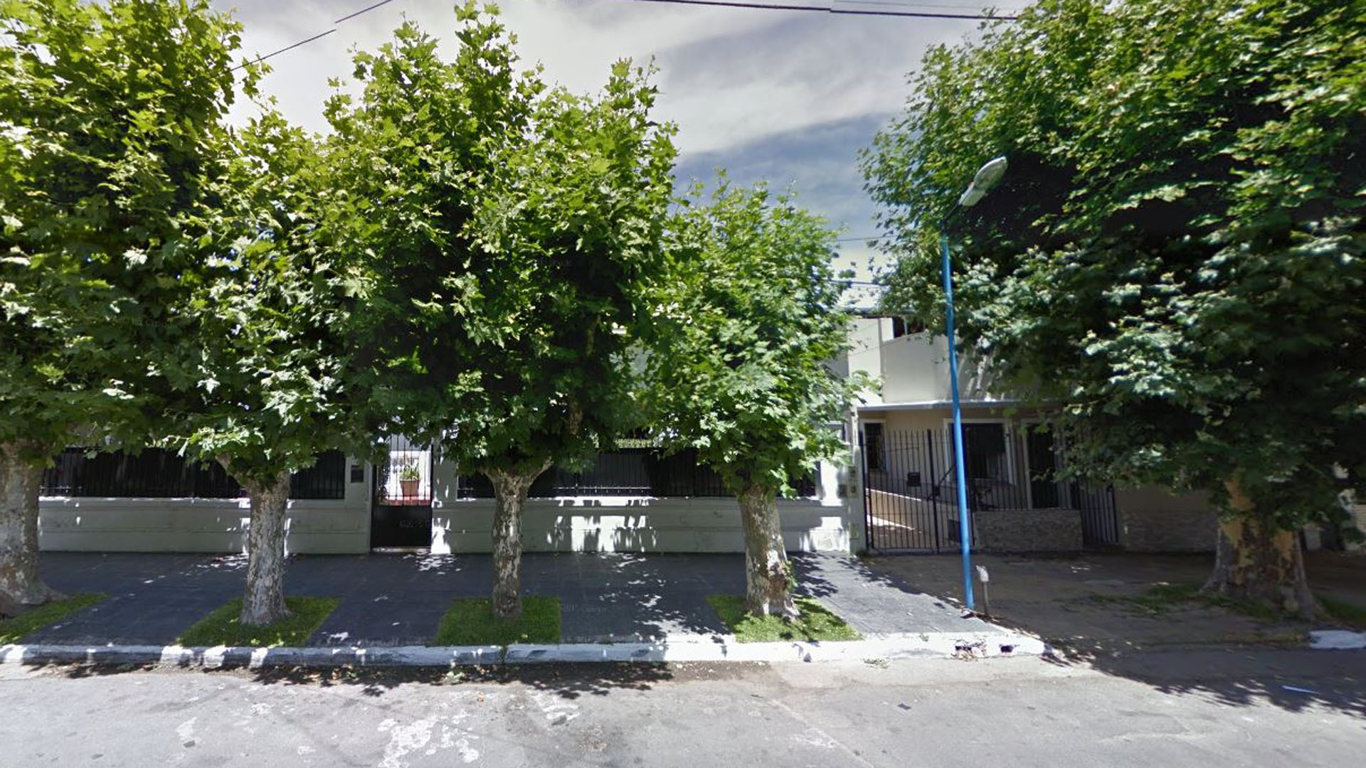 La casa de la calle Avellaneda donde ocurrió el hecho.