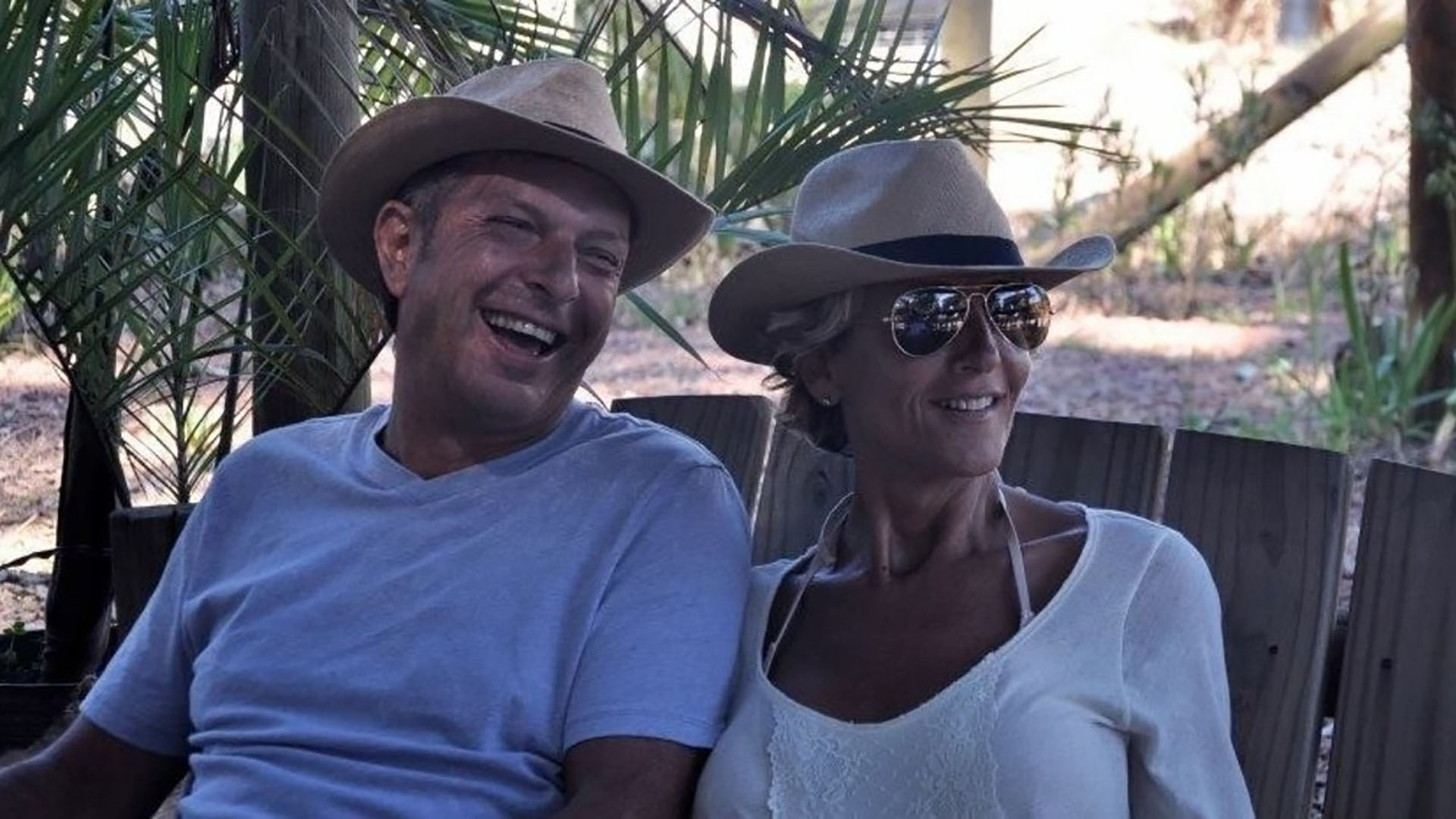 El empresario junto a su esposa