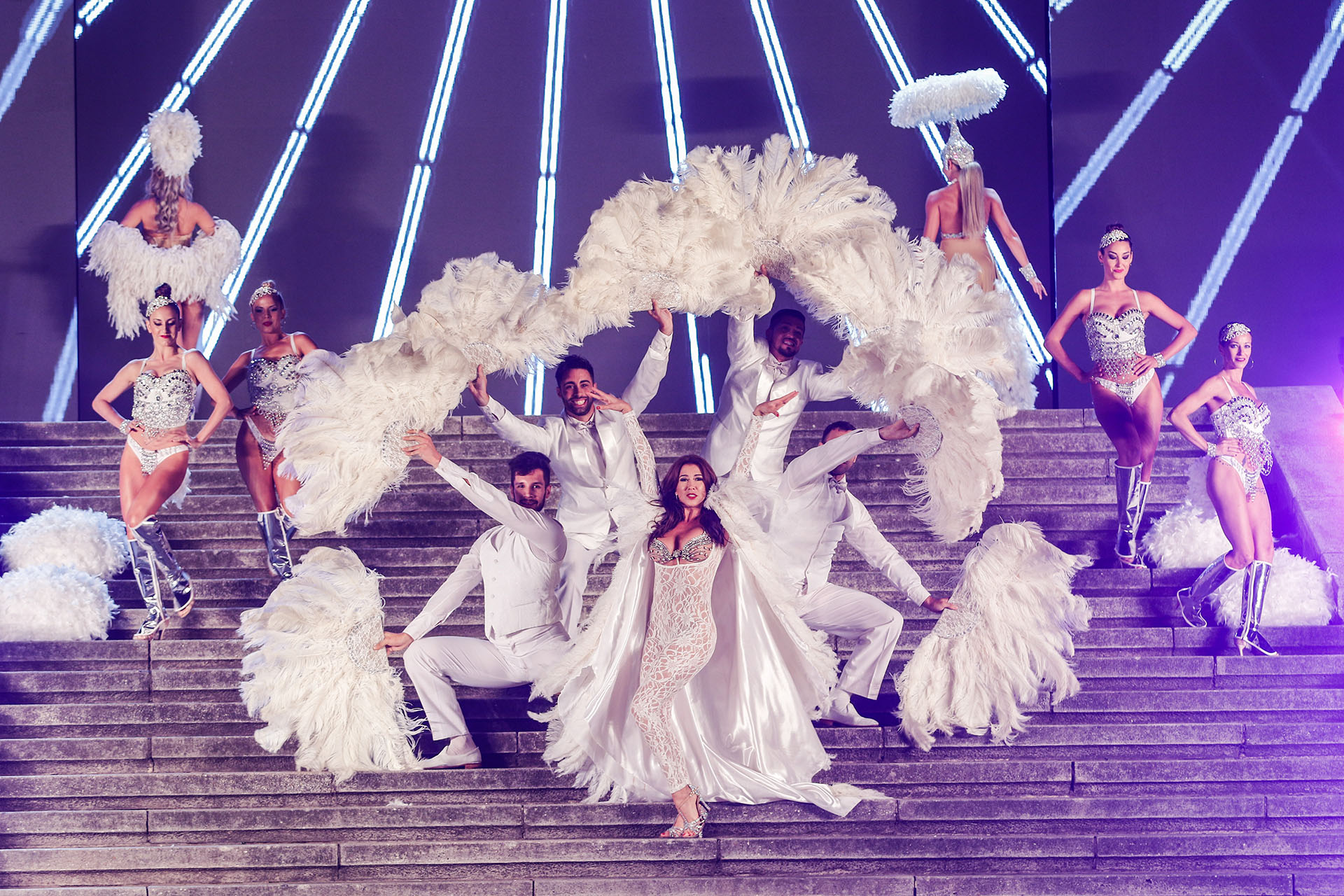 La gente de Nuevamente Juntos brindó un show musical