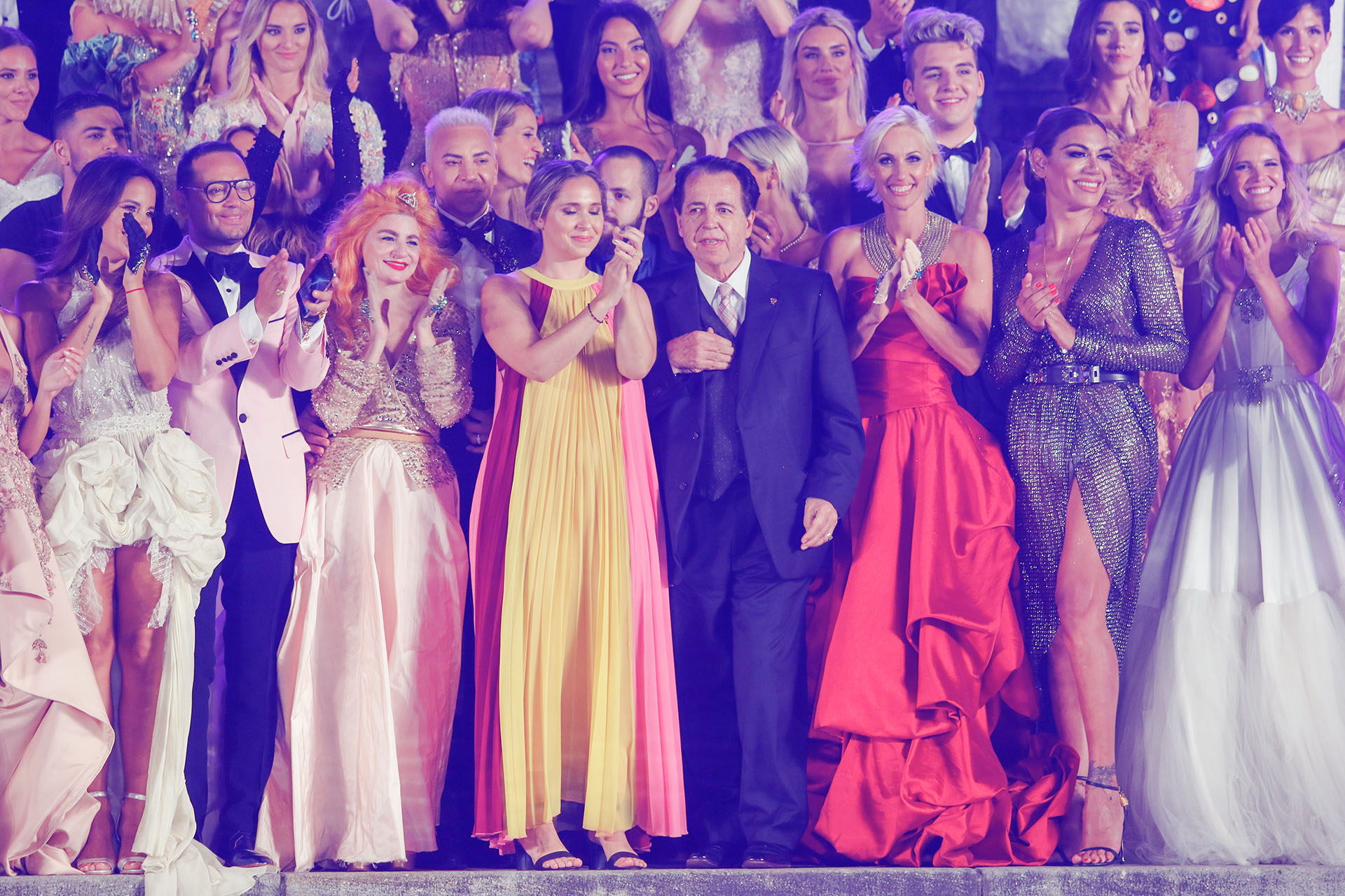 El saludo final en el Mar del Plata Moda Show