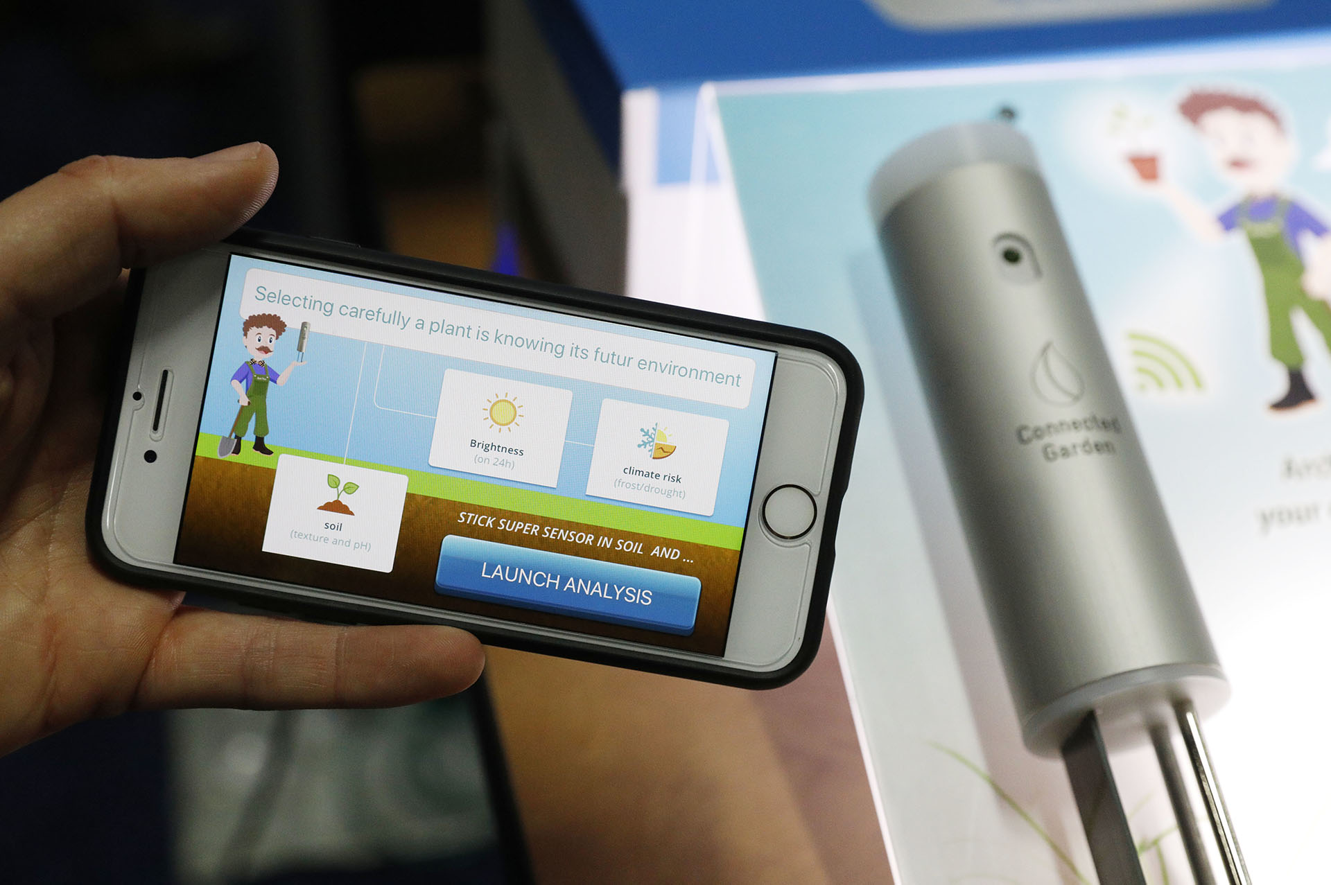 Connected Garden, un sensor y una app para gestionar el jardín del hogar de manera inteligente (AP)